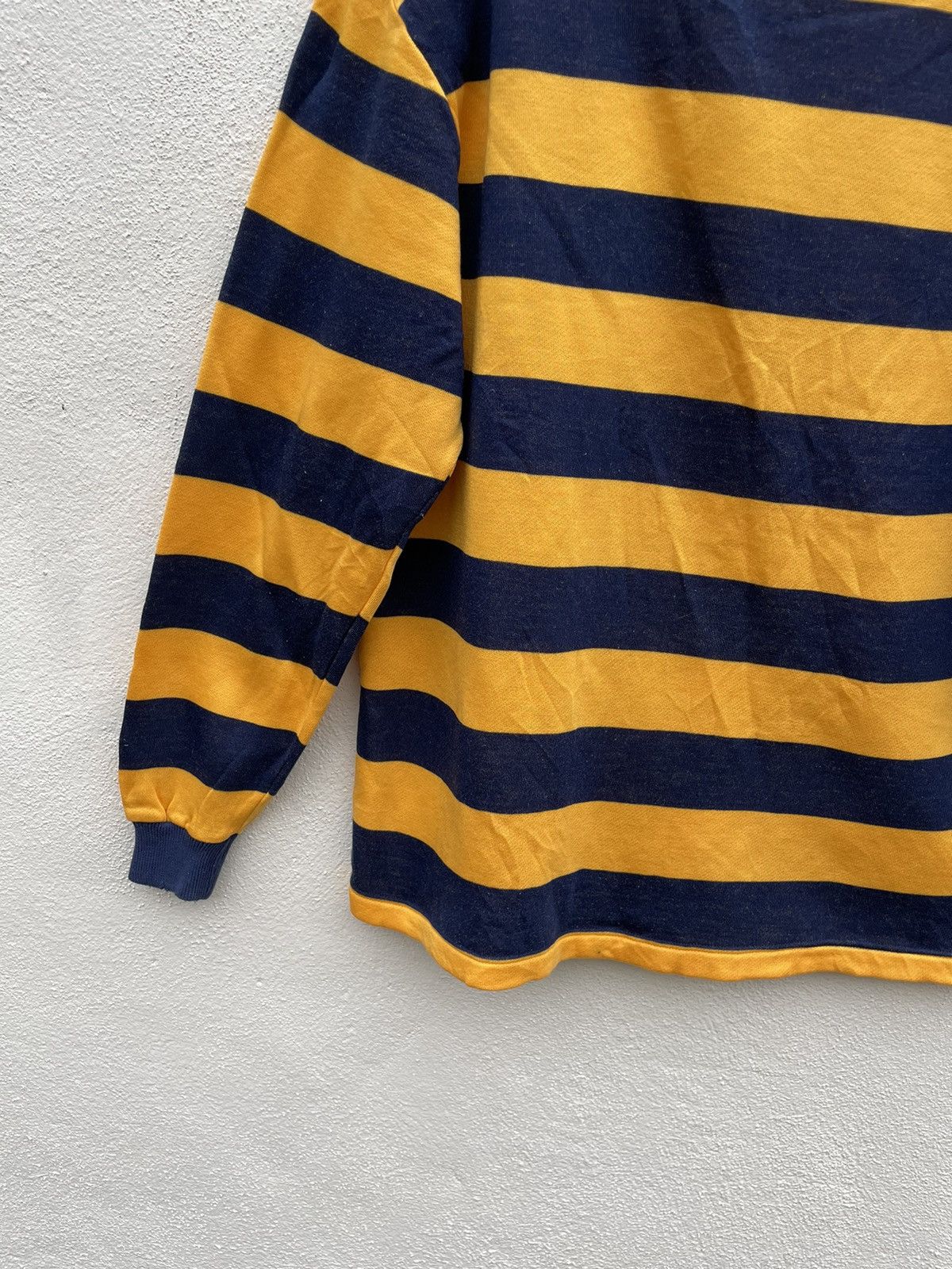 Japanese Brand Basic Brothers Border Striped Sweatshirt made in japan Size US L / EU 52-54 / 3 - 8 Thumbnail