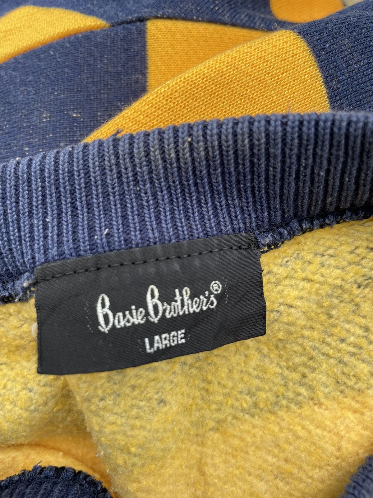 Japanese Brand Basic Brothers Border Striped Sweatshirt made in japan Size US L / EU 52-54 / 3 - 10 Thumbnail