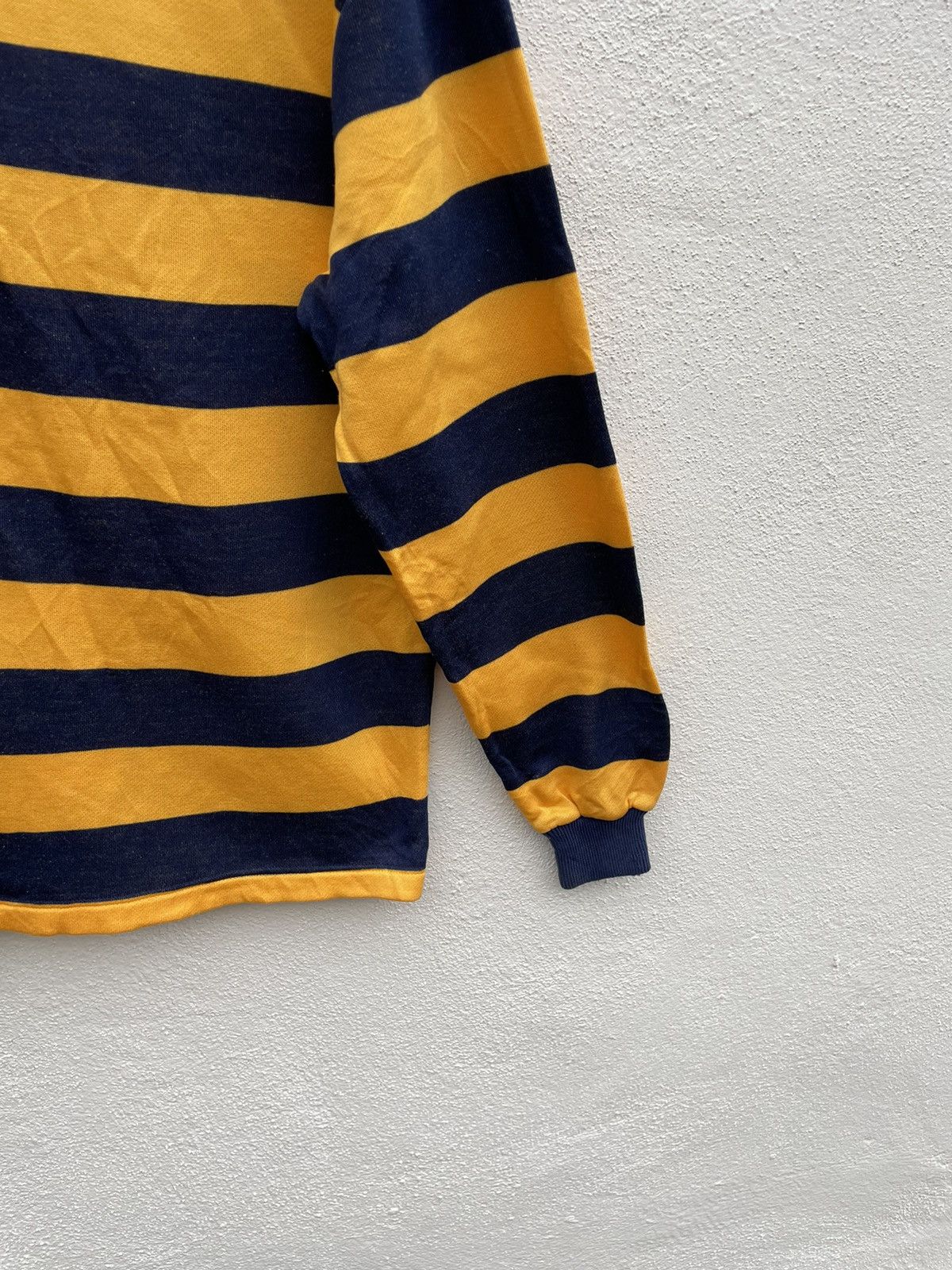 Japanese Brand Basic Brothers Border Striped Sweatshirt made in japan Size US L / EU 52-54 / 3 - 9 Thumbnail