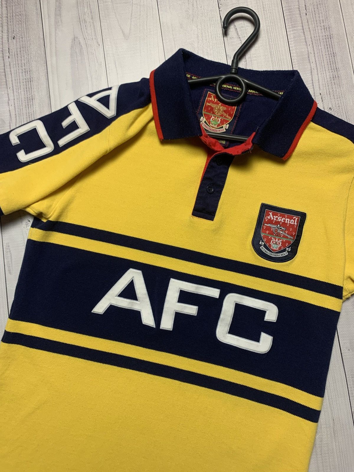 Vintage Vintage Arsenal soccer jersey AFC Heritage 97/99 away Size US S / EU 44-46 / 1 - 2 Thumbnail