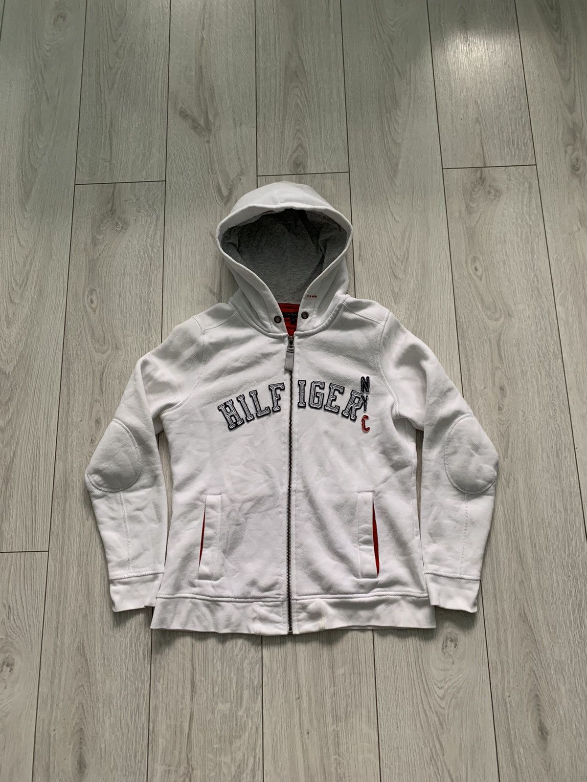 Tommy Hilfiger × Vintage Tommy Hilfiger Vintage y2k 2000s hip hop style zip hoodie Size M / US 6-8 / IT 42-44 - 1 Thumbnail
