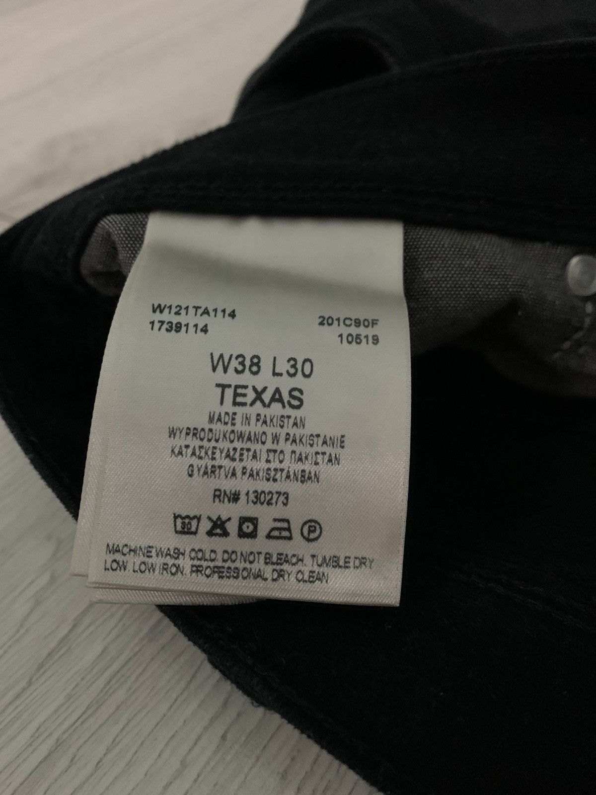 Wrangler Wrangler black straight texas pants 38x30 Size US 36 / EU 52 - 6 Thumbnail