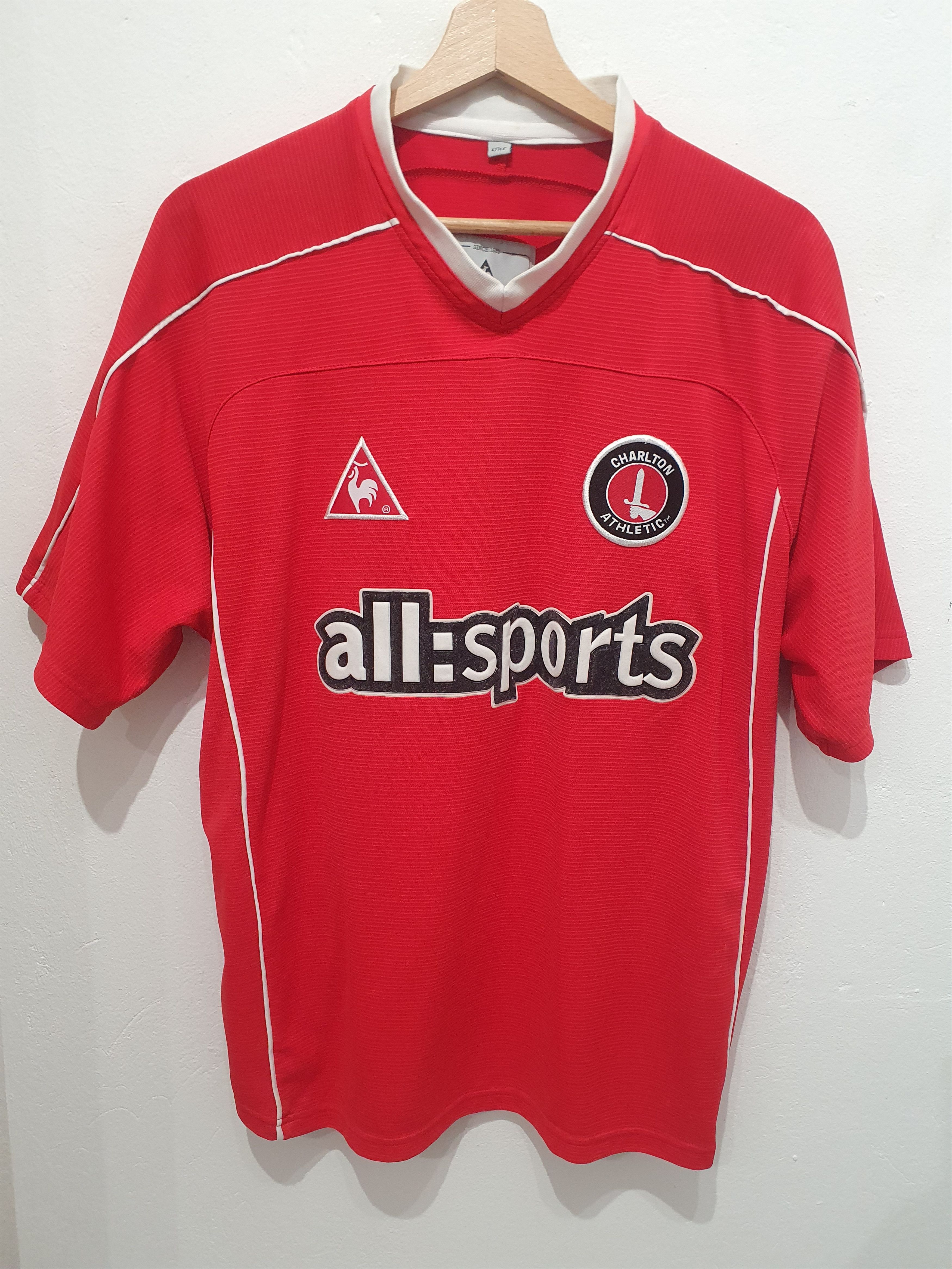 image of Jersey x Le Coq Sportif Charlton Athletic 2002 Size M / L Shirt in Red, Men's