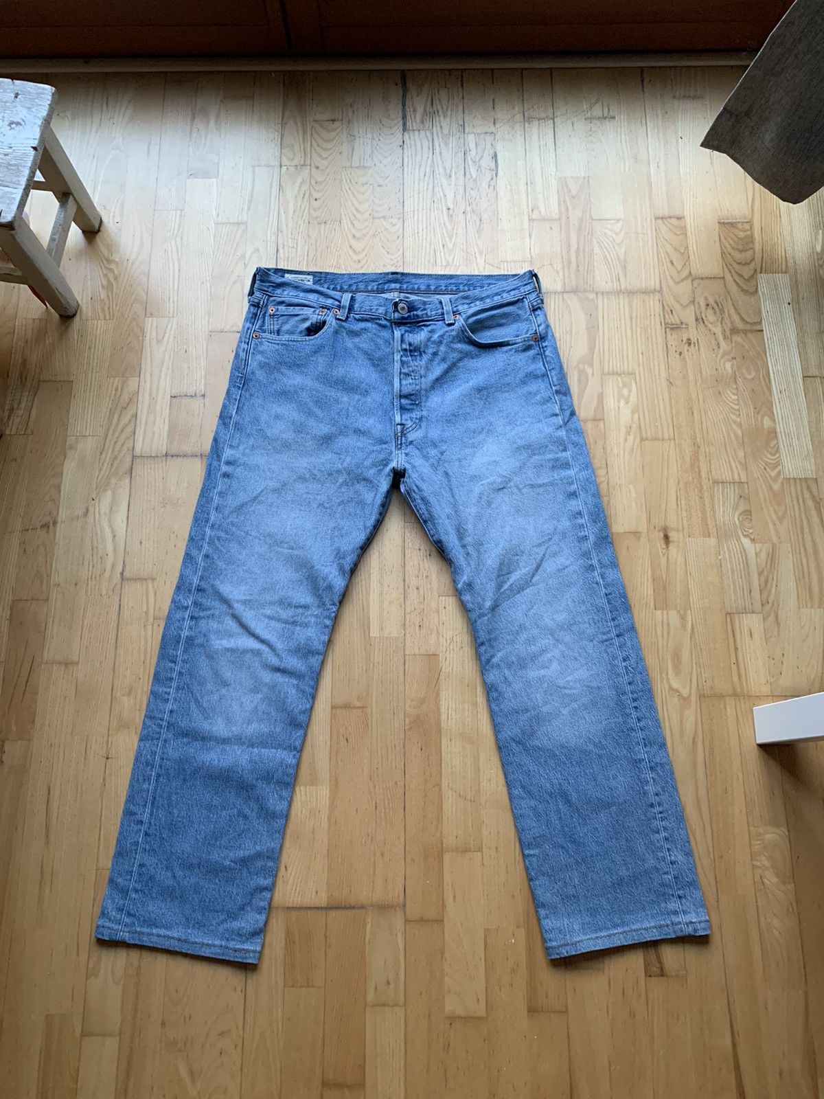 Levi's × Vintage 501 Levis blue jeans 36x32 Size US 36 / EU 52 - 2 Thumbnail