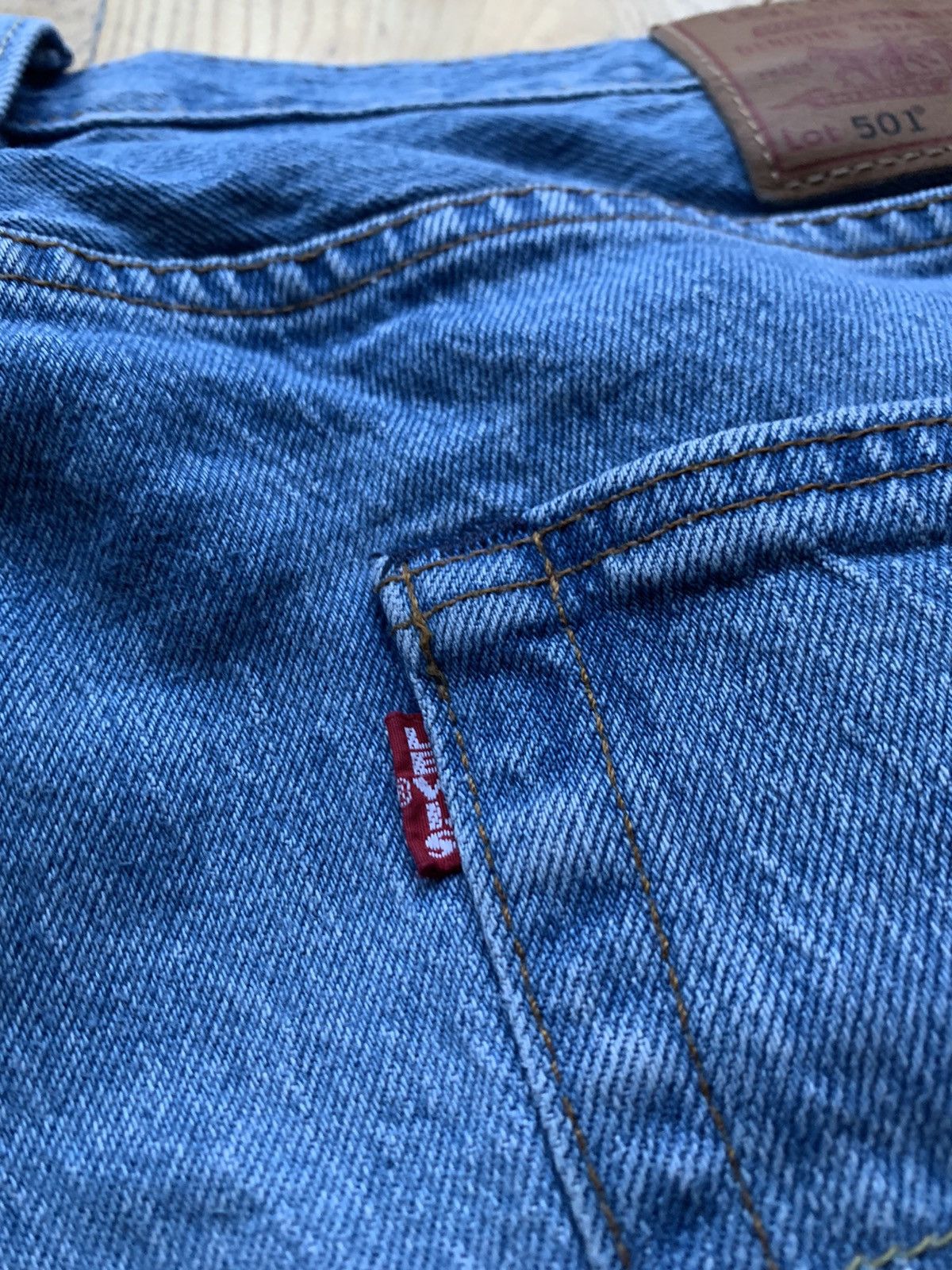Levi's × Vintage 501 Levis blue jeans 36x32 Size US 36 / EU 52 - 8 Thumbnail