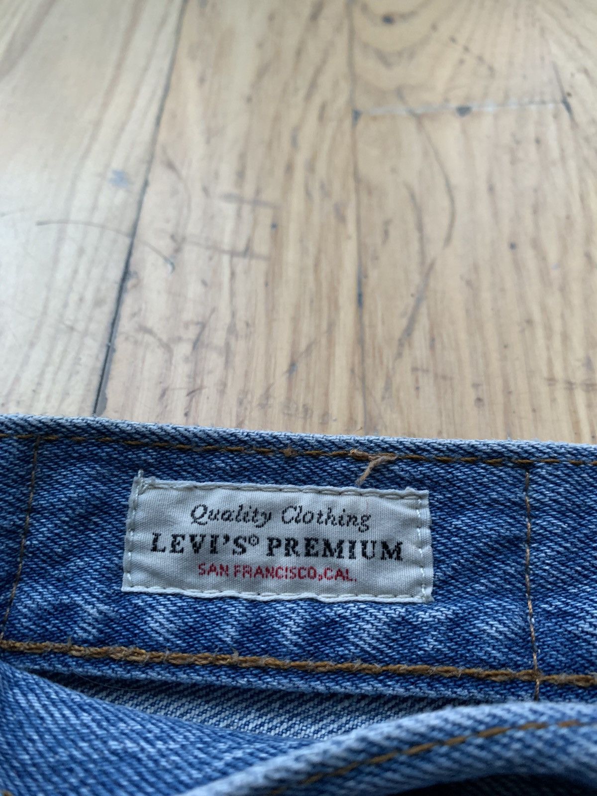 Levi's × Vintage 501 Levis blue jeans 36x32 Size US 36 / EU 52 - 5 Thumbnail