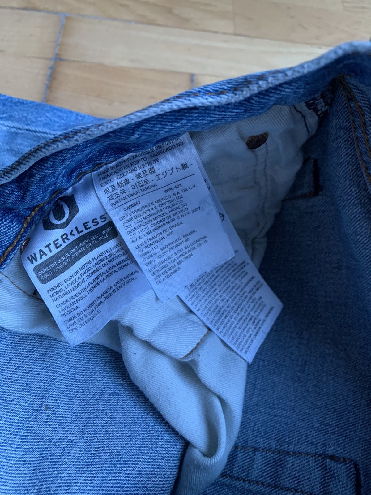 Levi's × Vintage 501 Levis blue jeans 36x32 Size US 36 / EU 52 - 6 Thumbnail