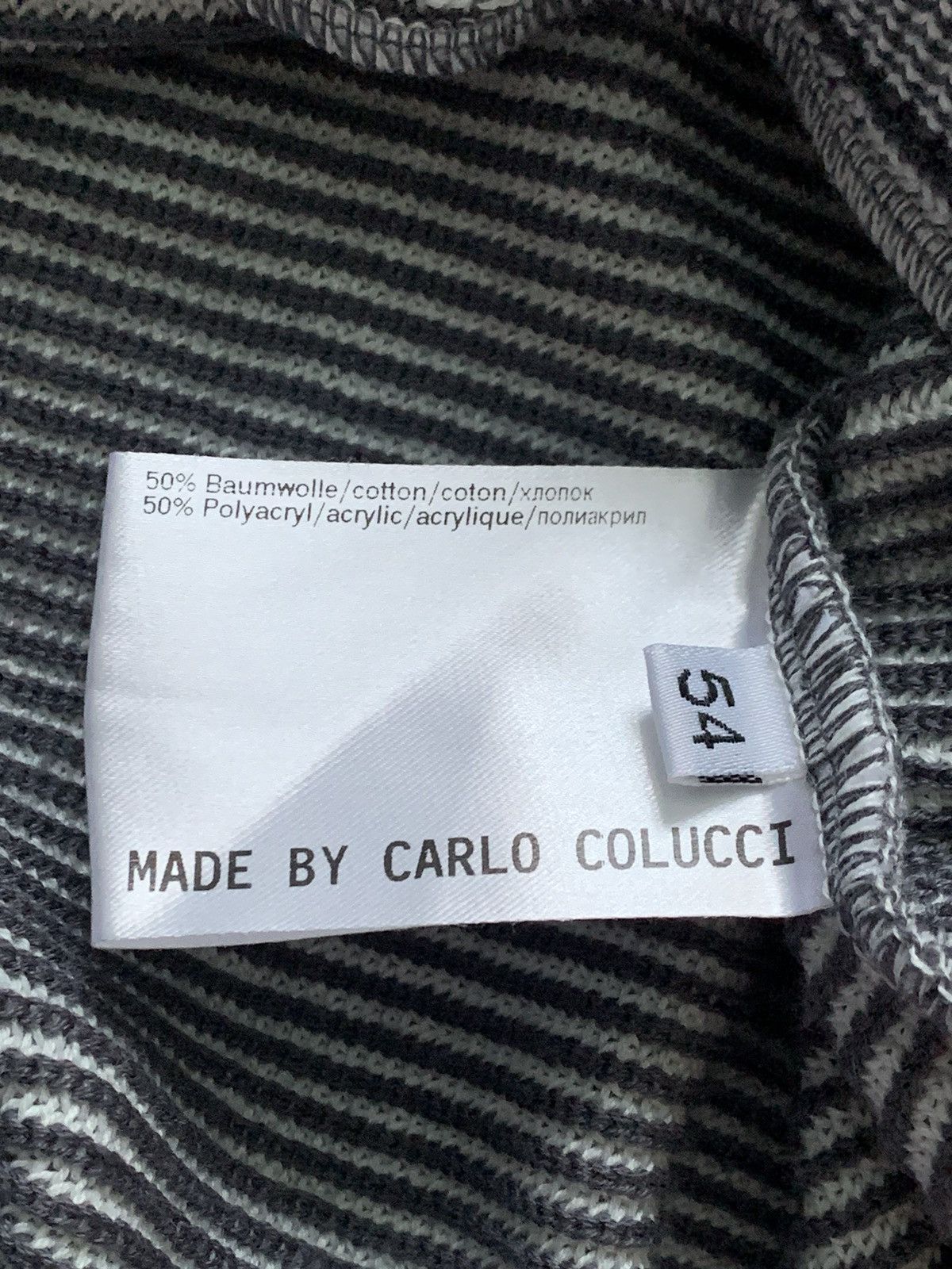 Carlo Colucci Carlo Colucci oversized grey sweater (only for Japan) Size US L / EU 52-54 / 3 - 5 Thumbnail