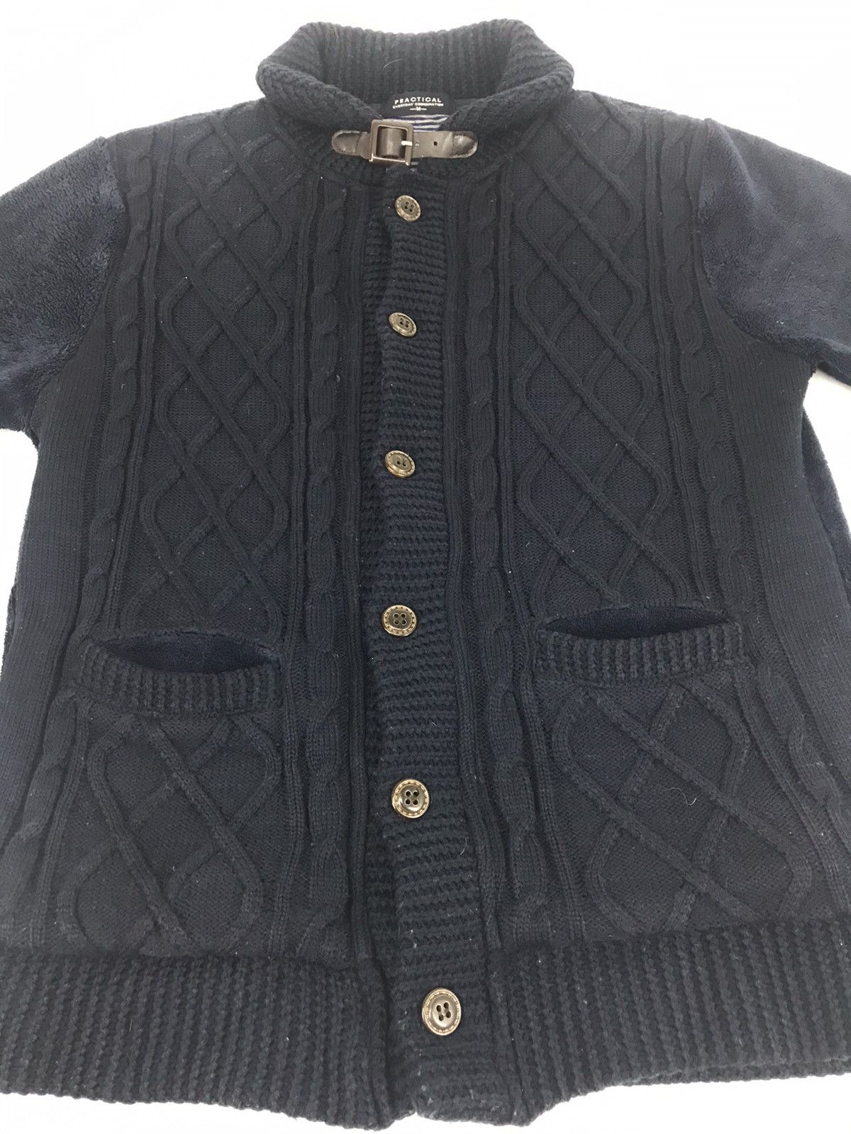 Japanese Brand × Vintage Practical Light Jacket Knitwear Button Double Pocket Size US S / EU 44-46 / 1 - 8 Thumbnail