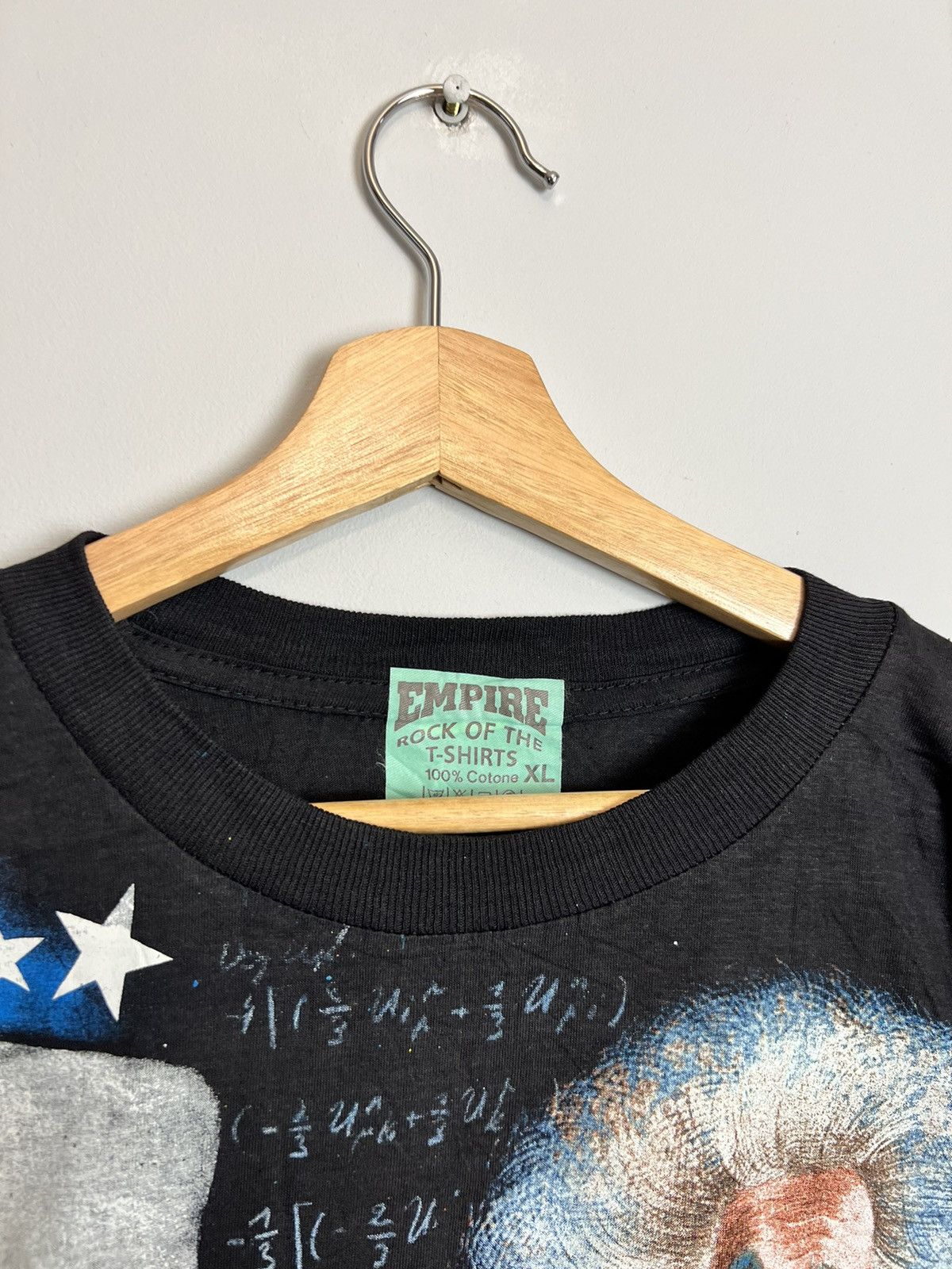 Vintage Vintage 90s Art Science Einstein Lincoln American Tshirt Size US XL / EU 56 / 4 - 3 Thumbnail