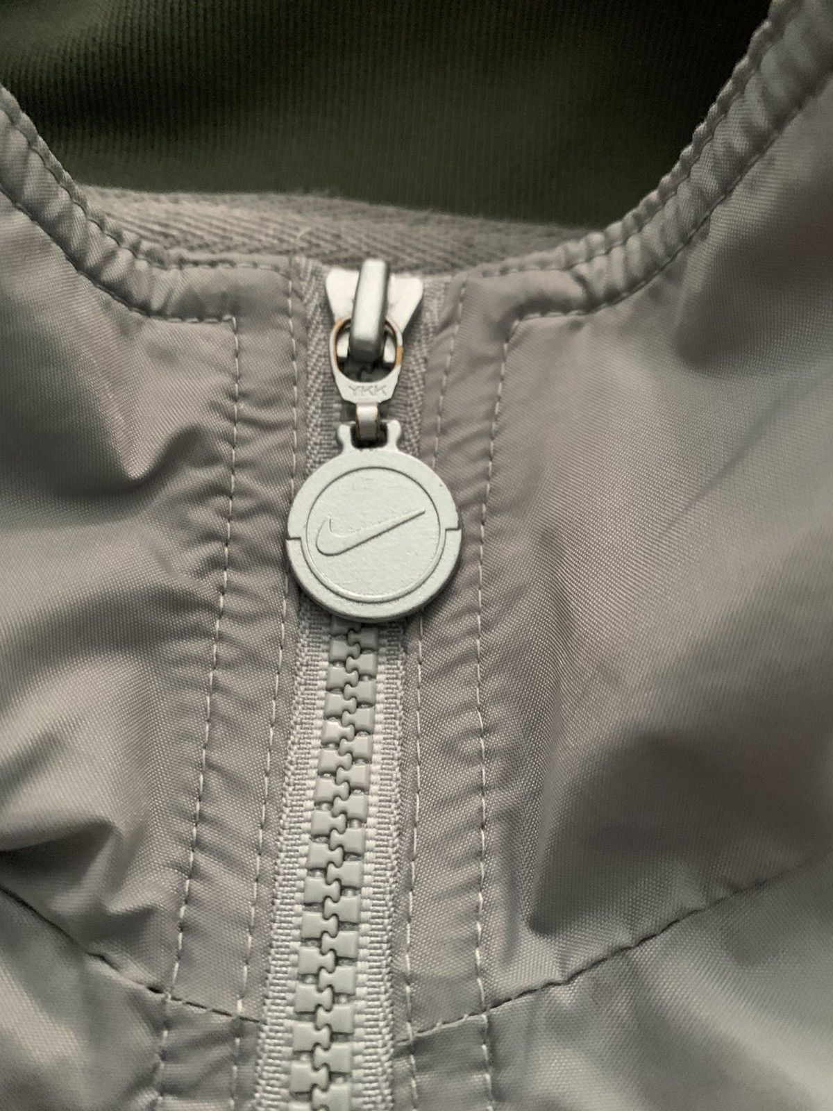 Nike × Vintage Nike vintage grey y2k 2000s light jacket Size US S / EU 44-46 / 1 - 3 Thumbnail