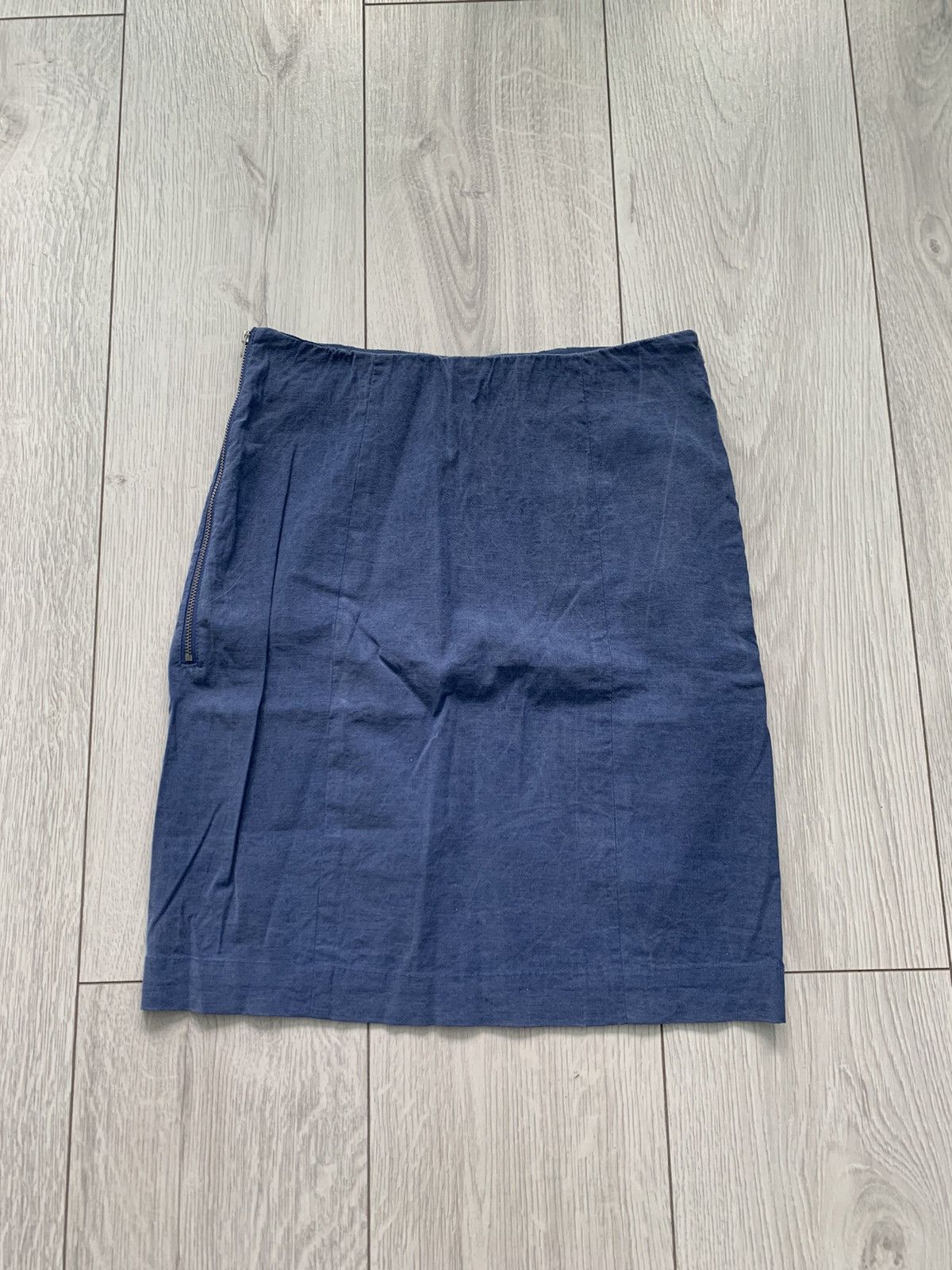 Acne Studios Acne blue washed out / distressed sample skirt Size 27" / US 4 / IT 40 - 1 Thumbnail