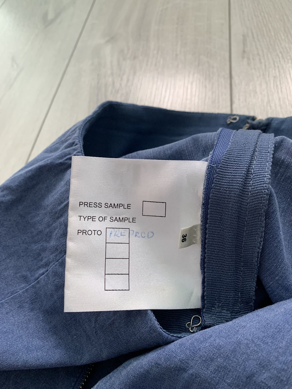 Acne Studios Acne blue washed out / distressed sample skirt Size 27" / US 4 / IT 40 - 4 Thumbnail