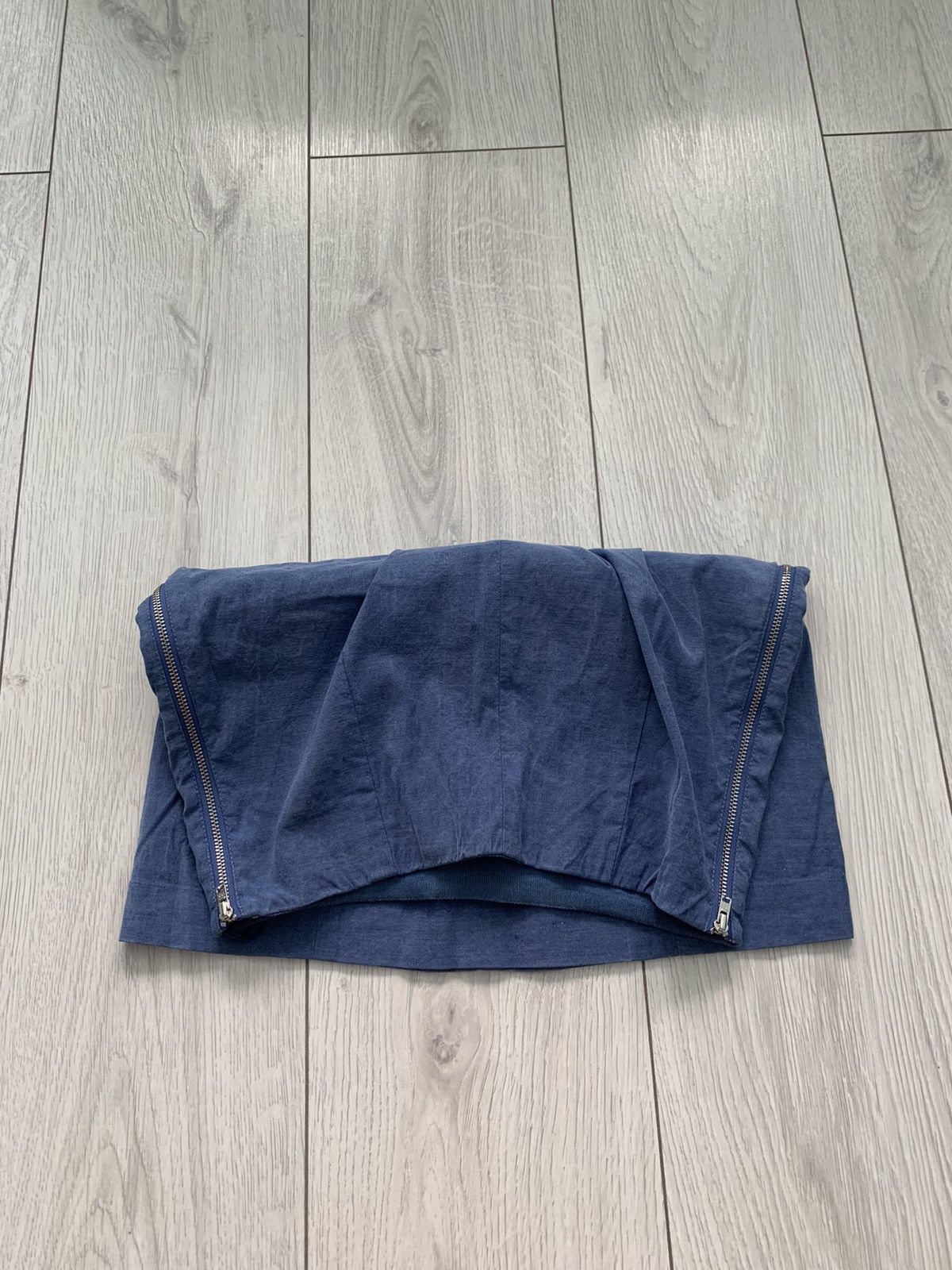 Acne Studios Acne blue washed out / distressed sample skirt Size 27" / US 4 / IT 40 - 2 Thumbnail