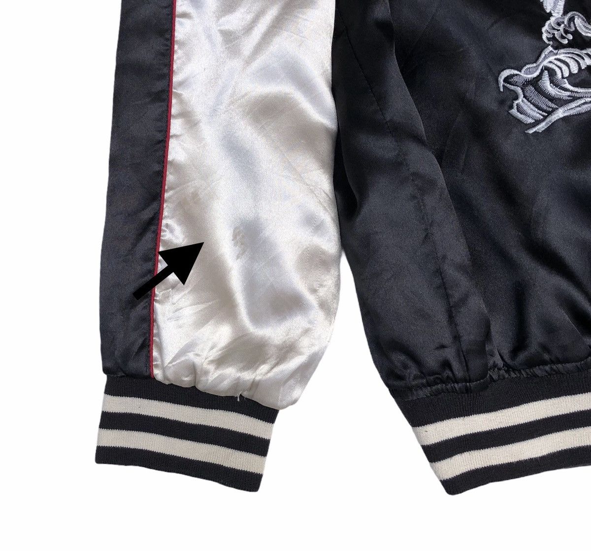 Japanese Brand 🔥Vintage Sukajan Eagle Hawk Quilted Souvenir Jacket Size US M / EU 48-50 / 2 - 13 Thumbnail