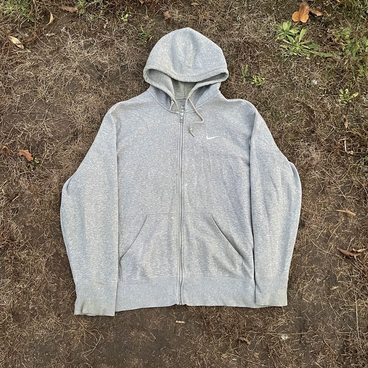 Vintage Vintage Nike Faded Zip Hoodie Swoosh Logo Streetwear XXL Size US XXL / EU 58 / 5 - 1 Thumbnail