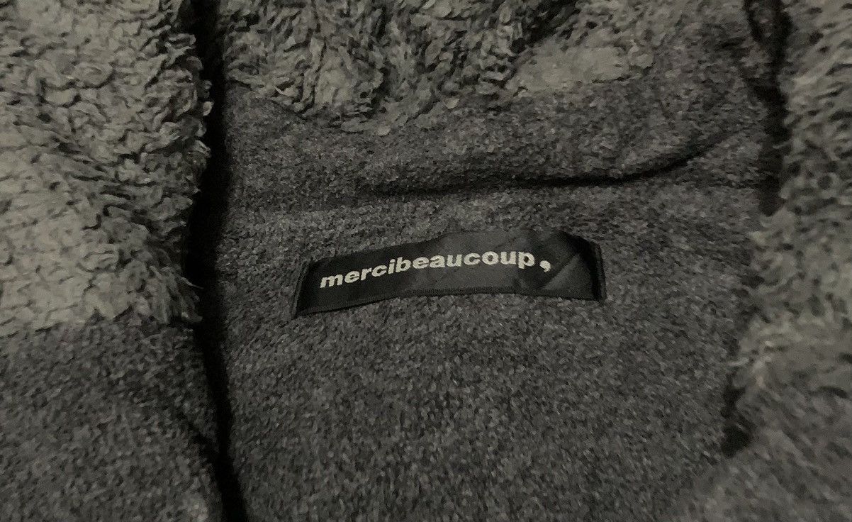 Issey Miyake Vintage Mercibeaucoup Issey Miyake Fur Collar Peacoat Size US M / EU 48-50 / 2 - 5 Thumbnail
