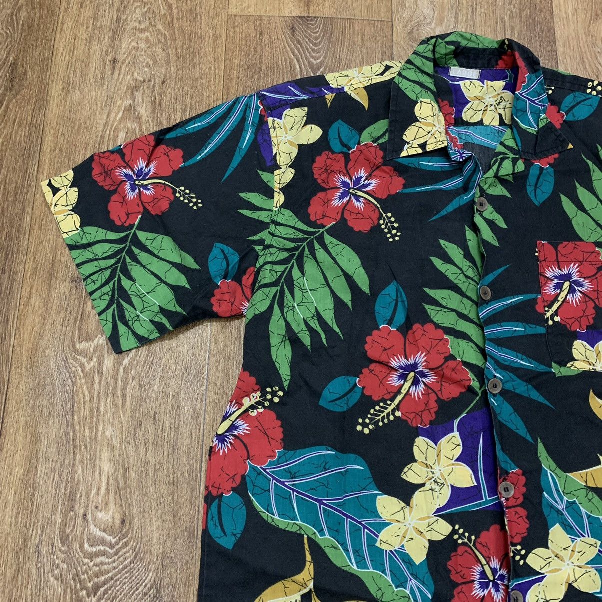 Vintage Vintage 90s Floral All Over Print Hawaiian Shirt Streetwear Size US L / EU 52-54 / 3 - 4 Thumbnail