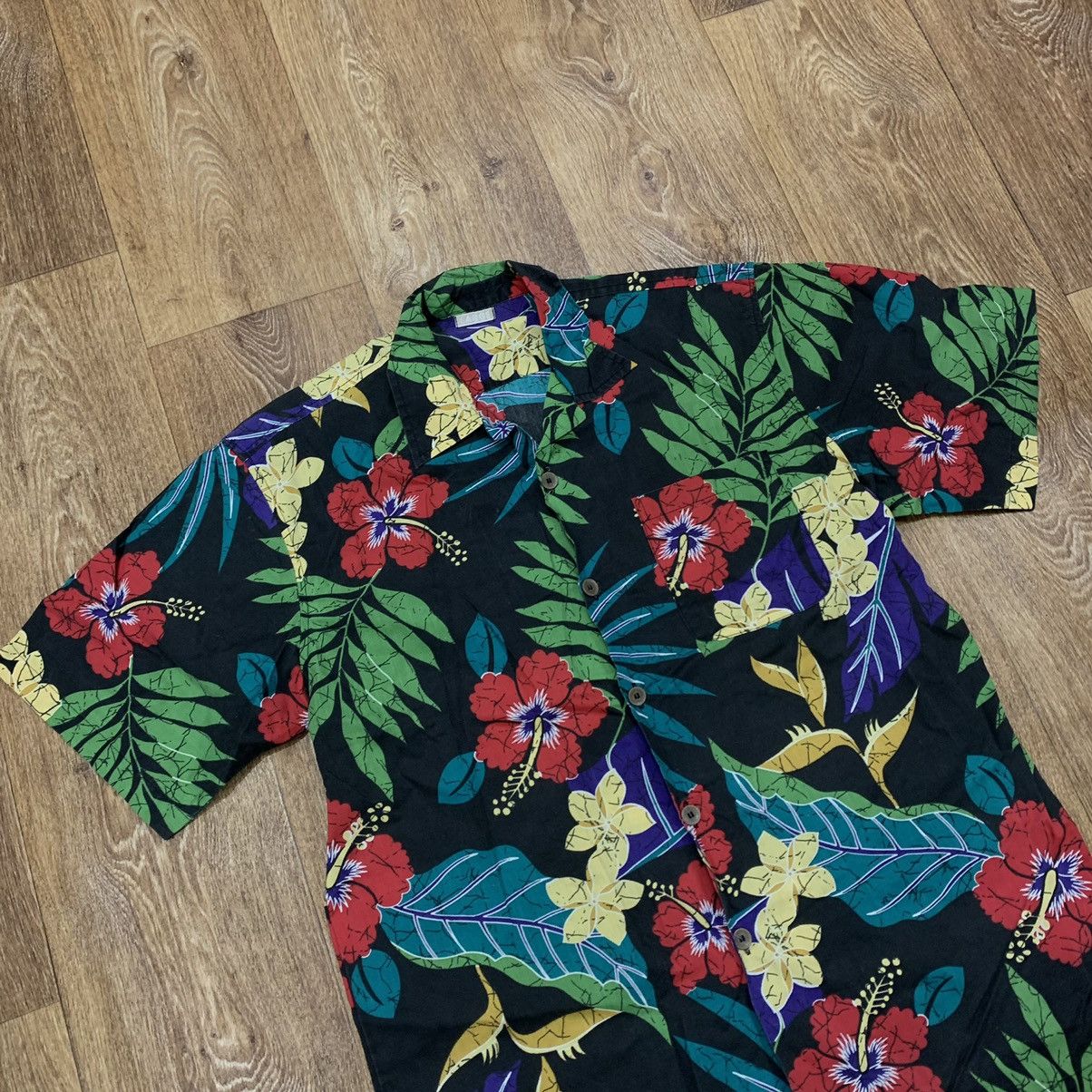 Vintage Vintage 90s Floral All Over Print Hawaiian Shirt Streetwear Size US L / EU 52-54 / 3 - 5 Thumbnail