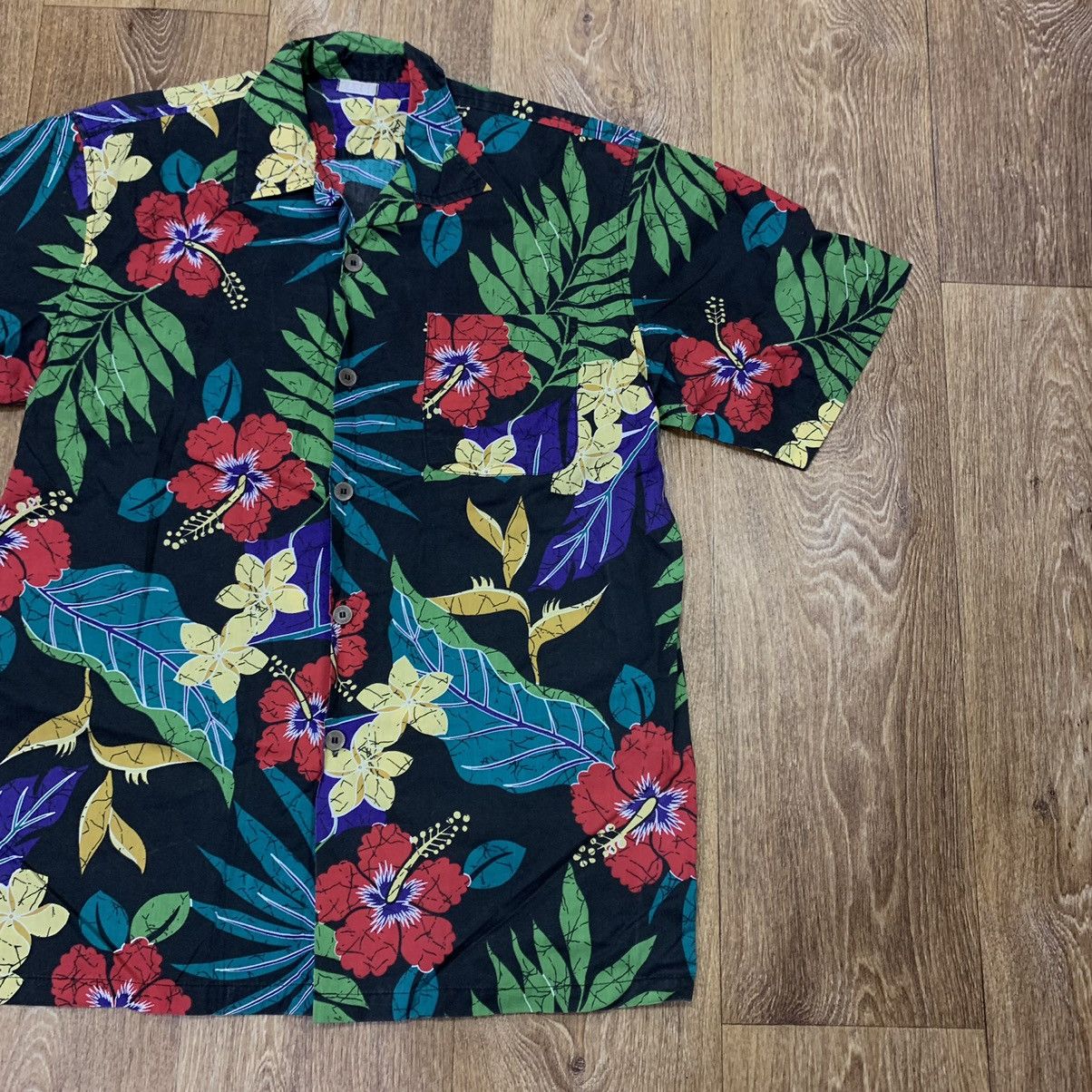 Vintage Vintage 90s Floral All Over Print Hawaiian Shirt Streetwear Size US L / EU 52-54 / 3 - 3 Thumbnail