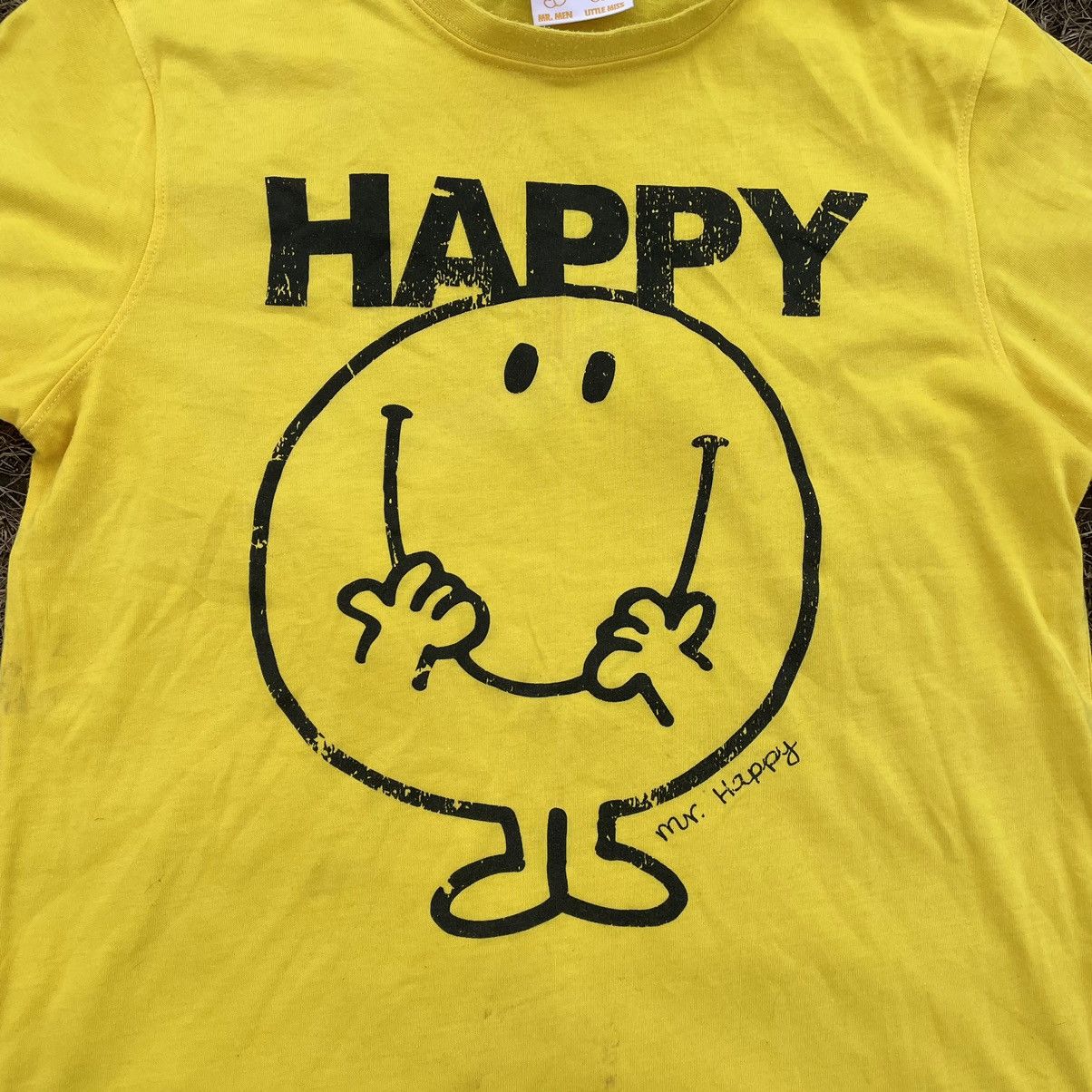 Vintage Vintage Y2K Smiley Face Graphic Tee Happy Logo Yellow Goth L Size US L / EU 52-54 / 3 - 4 Thumbnail