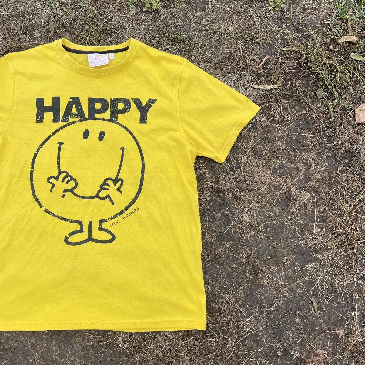 Vintage Vintage Y2K Smiley Face Graphic Tee Happy Logo Yellow Goth L Size US L / EU 52-54 / 3 - 2 Thumbnail