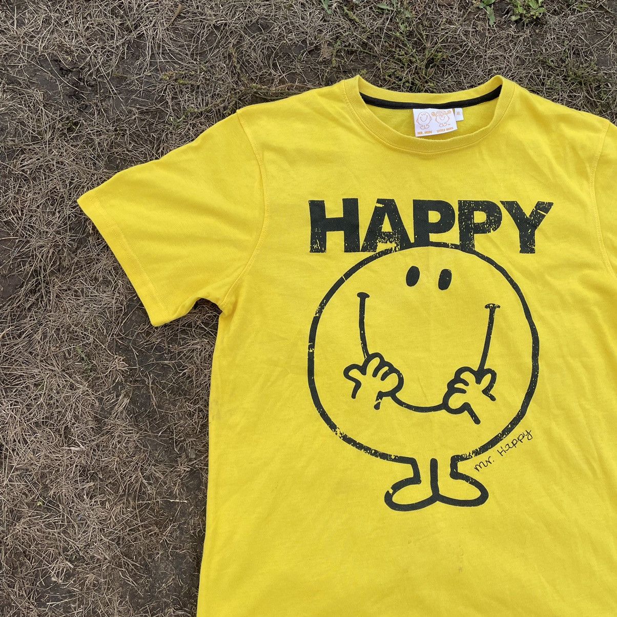 Vintage Vintage Y2K Smiley Face Graphic Tee Happy Logo Yellow Goth L Size US L / EU 52-54 / 3 - 3 Thumbnail