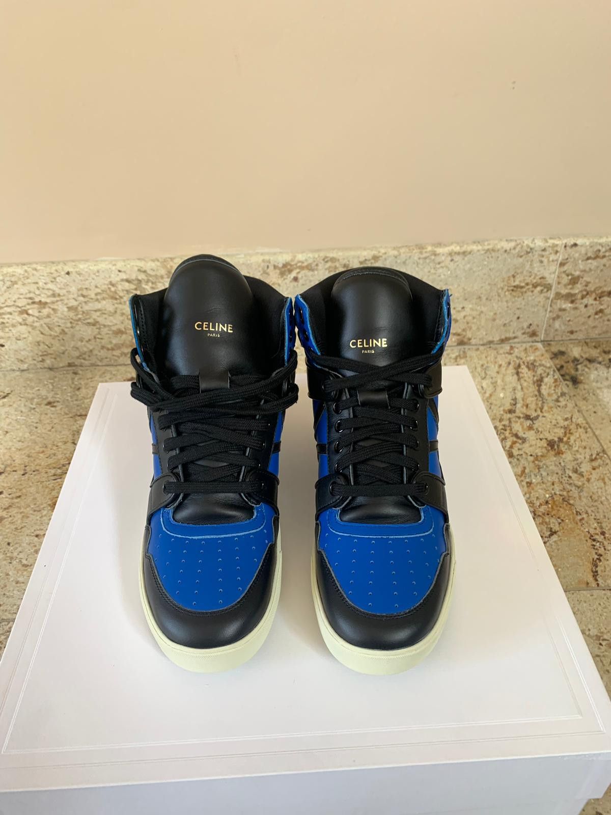 Celine Mid Top Brake Sneaker in Black & Blue Size US 9 / EU 42 - 5 Thumbnail