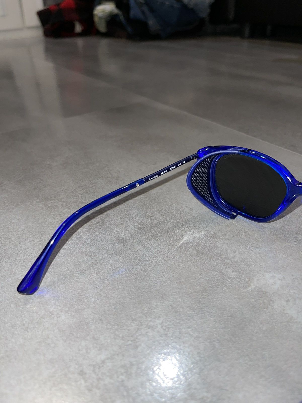 Emporio Armani Emporio Armani EA4028Z 5208/96 Blue Sunglasses Size ONE SIZE - 13 Thumbnail