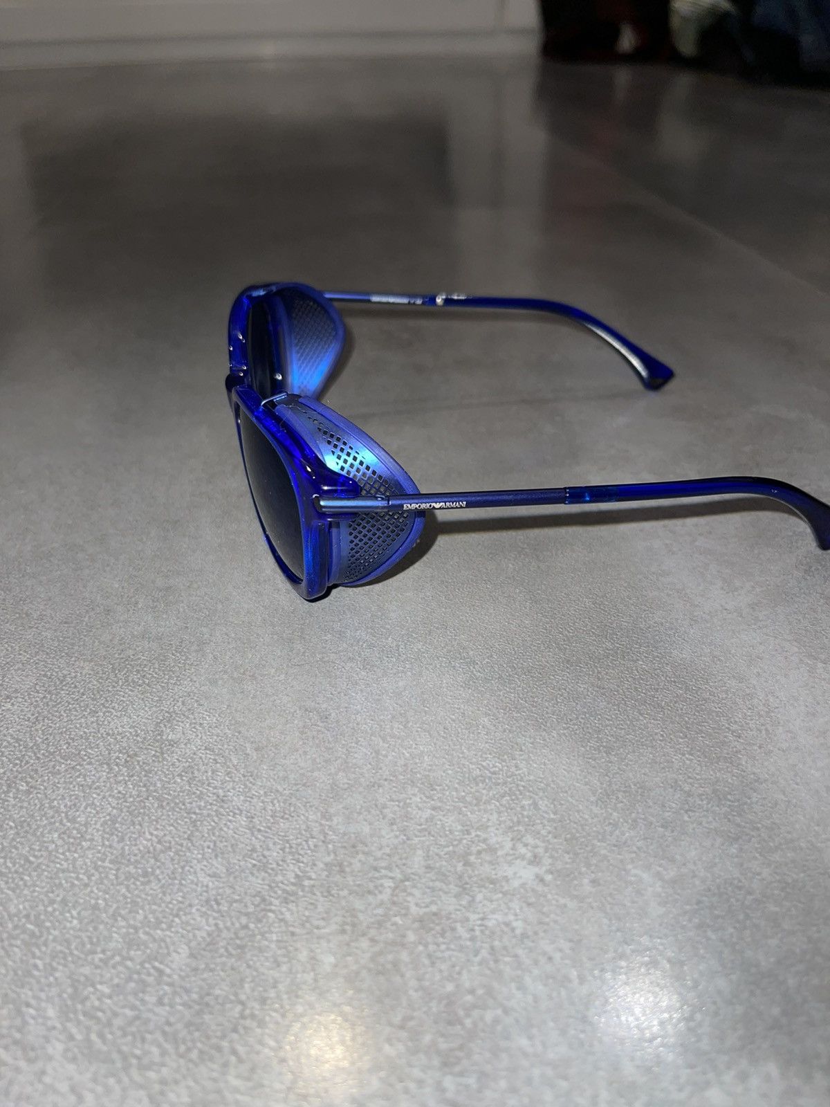 Emporio Armani Emporio Armani EA4028Z 5208/96 Blue Sunglasses Size ONE SIZE - 1 Thumbnail