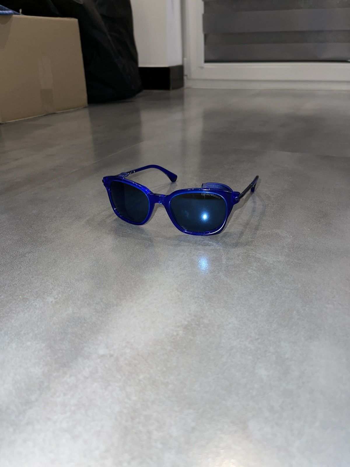 Emporio Armani Emporio Armani EA4028Z 5208/96 Blue Sunglasses Size ONE SIZE - 2 Thumbnail