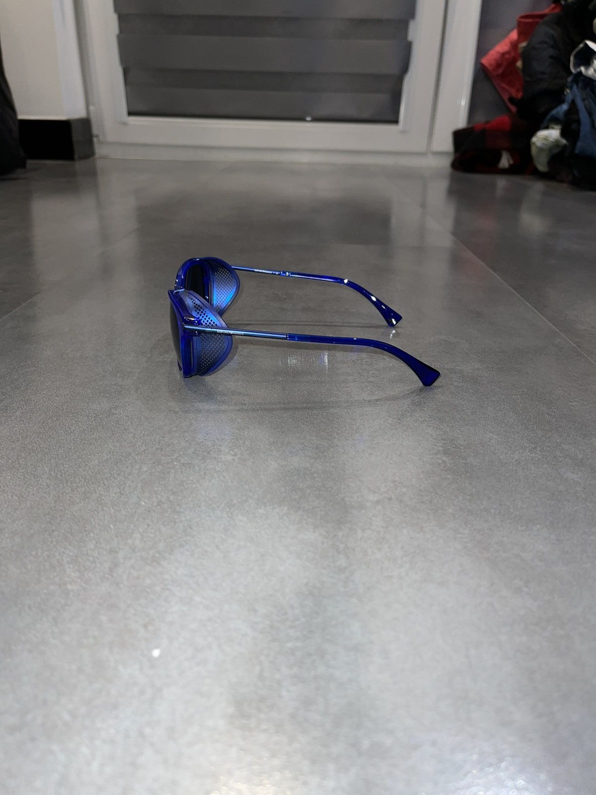 Emporio Armani Emporio Armani EA4028Z 5208/96 Blue Sunglasses Size ONE SIZE - 6 Thumbnail