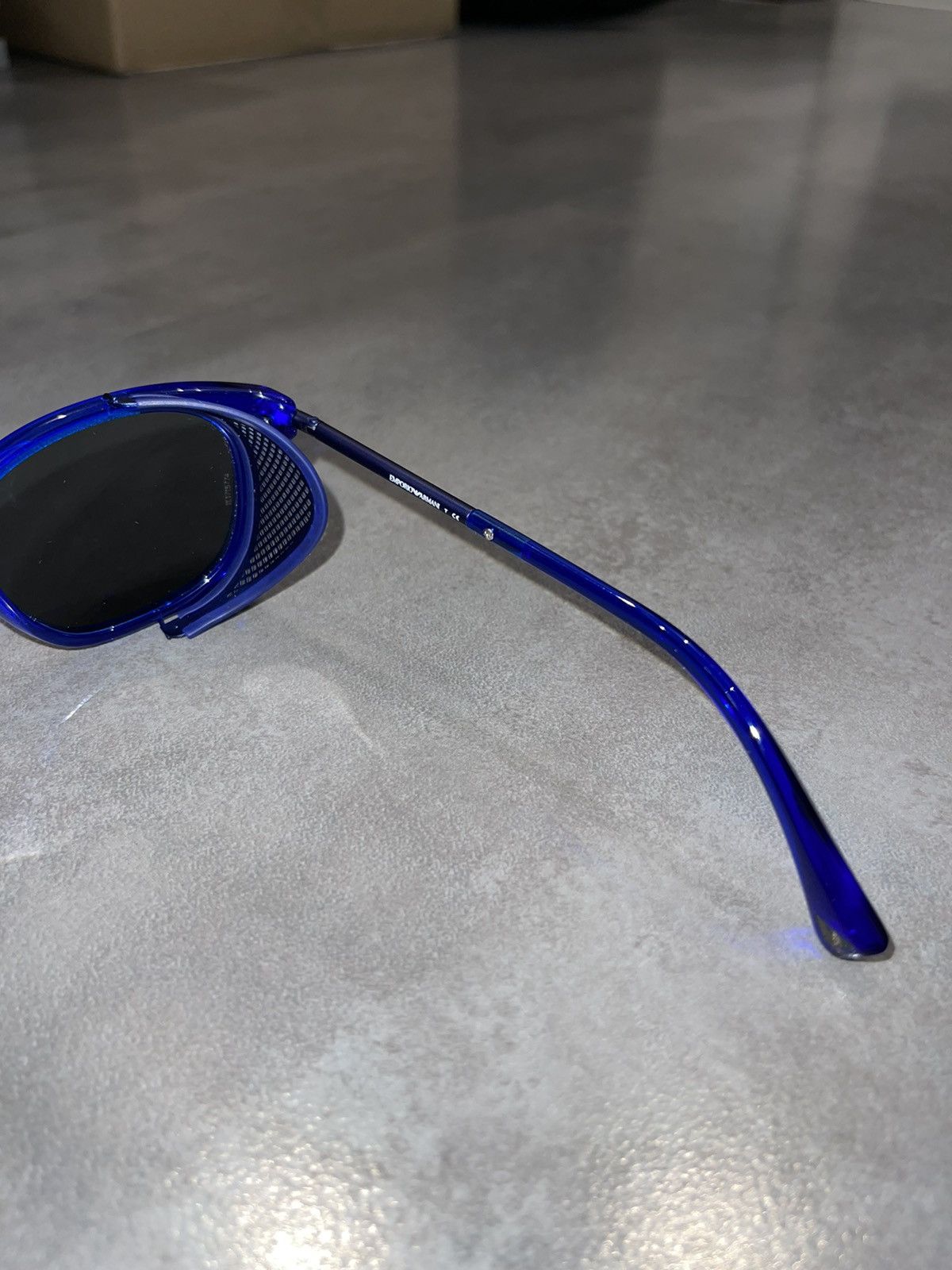 Emporio Armani Emporio Armani EA4028Z 5208/96 Blue Sunglasses Size ONE SIZE - 11 Thumbnail