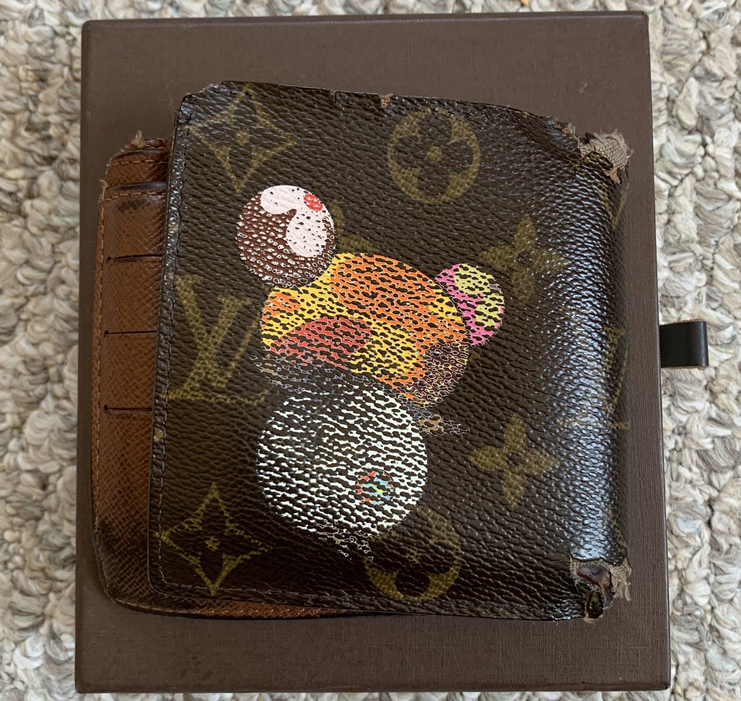Louis Vuitton × Takashi Murakami S/S 2003 Louis Vuitton x Murakami Monogram Panda Wallet Size ONE SIZE - 3 Thumbnail