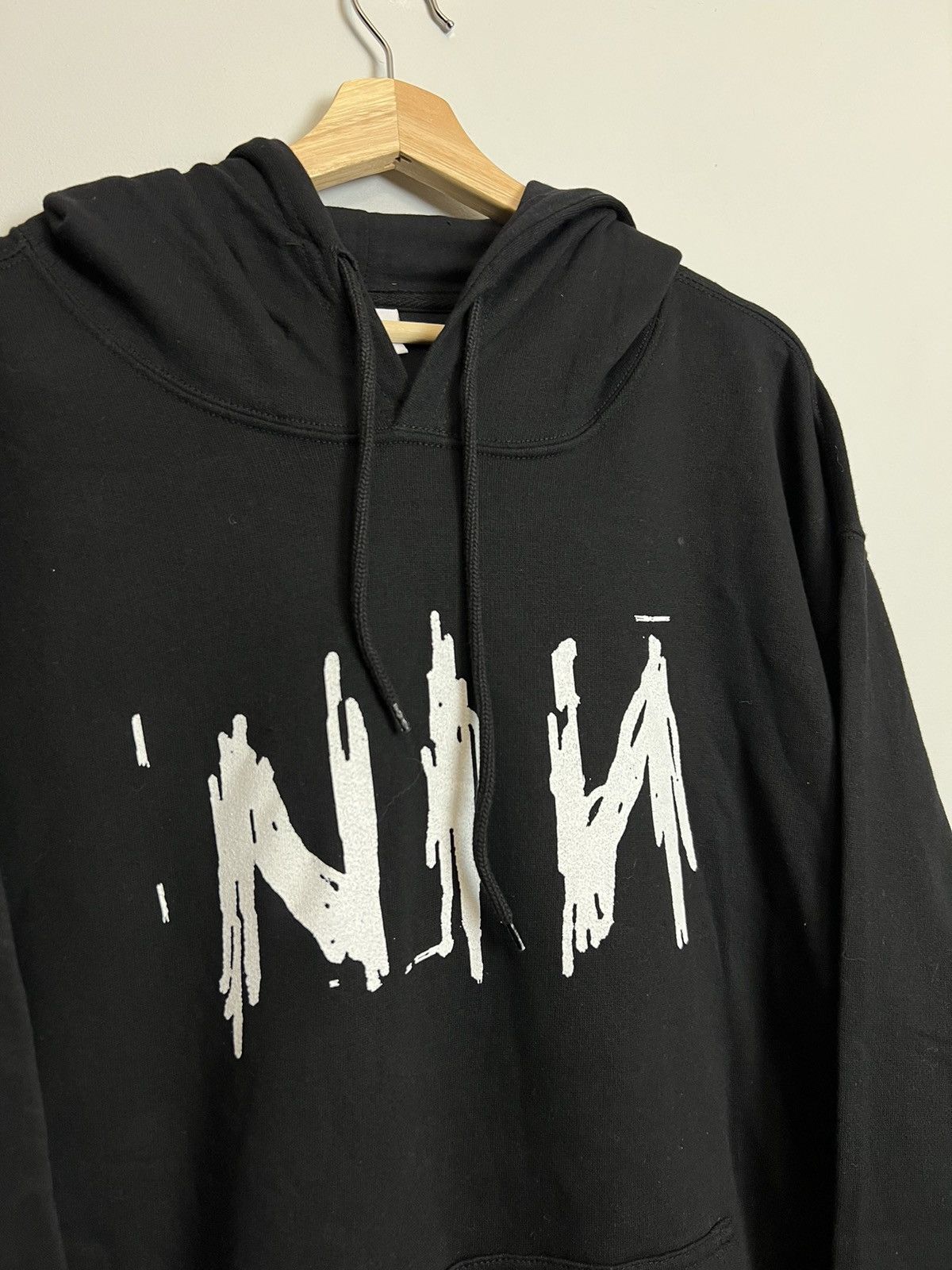 Band Tees 90s Vintage Nine Inch Nails Big Logo Band Zip Hoodie Grail Size US XL / EU 56 / 4 - 3 Thumbnail