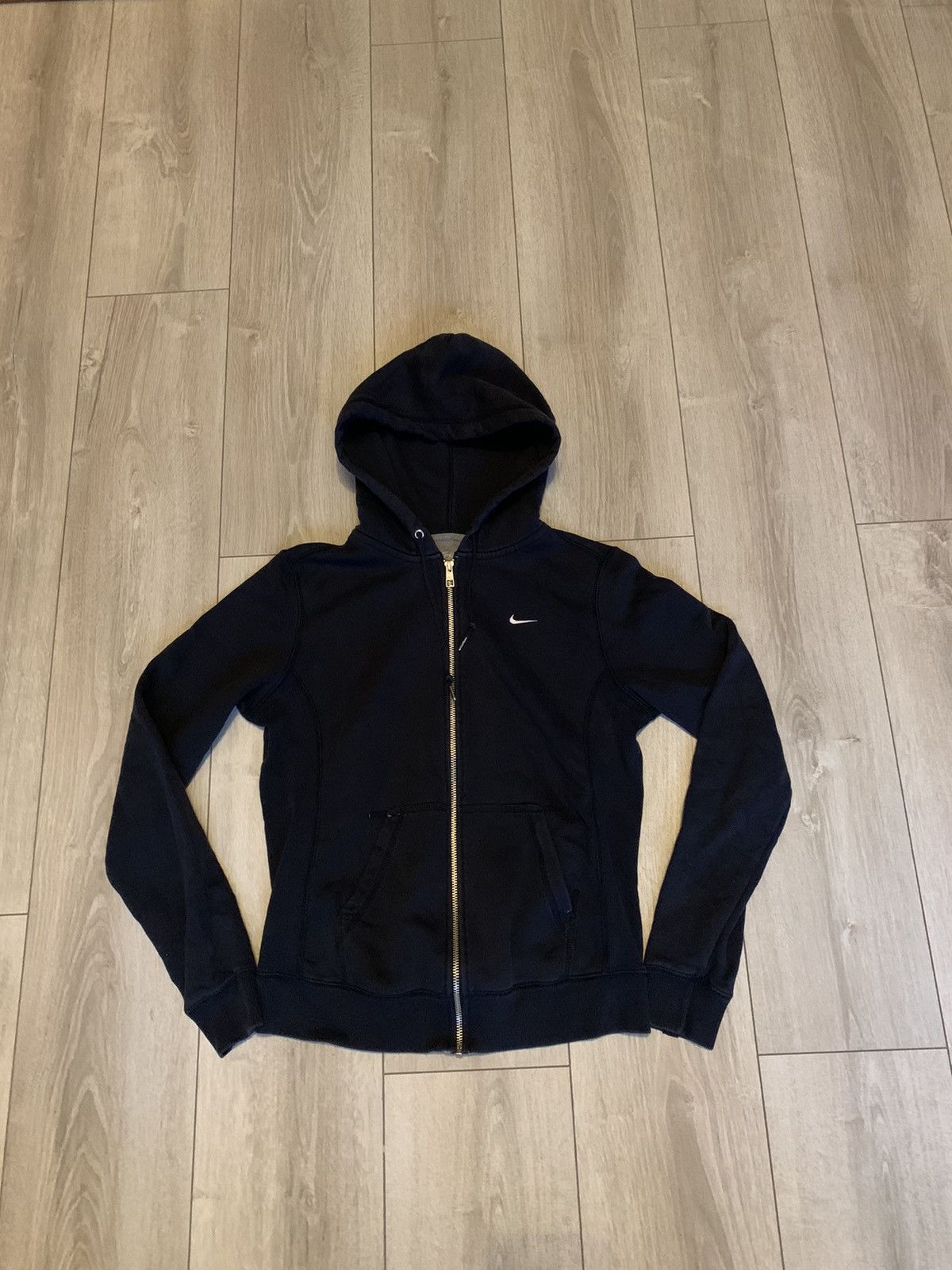 Nike × Vintage Nike vintage classic logo navy zip hoodie Size US M / EU 48-50 / 2 - 1 Thumbnail