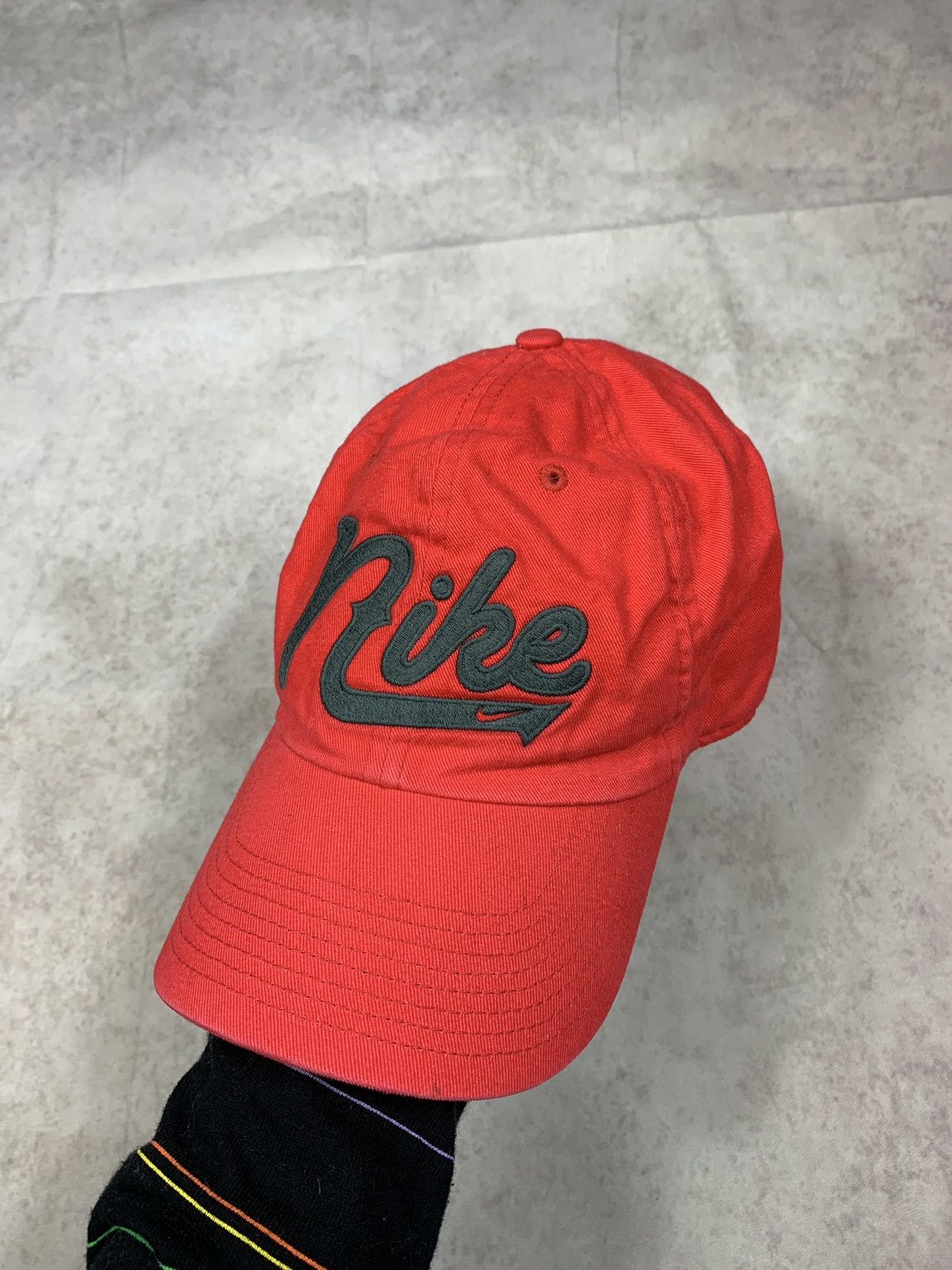 Nike Vintage Nike Embroidered Logo Cap Hat 00s Style Hype 3d Grailed 7100