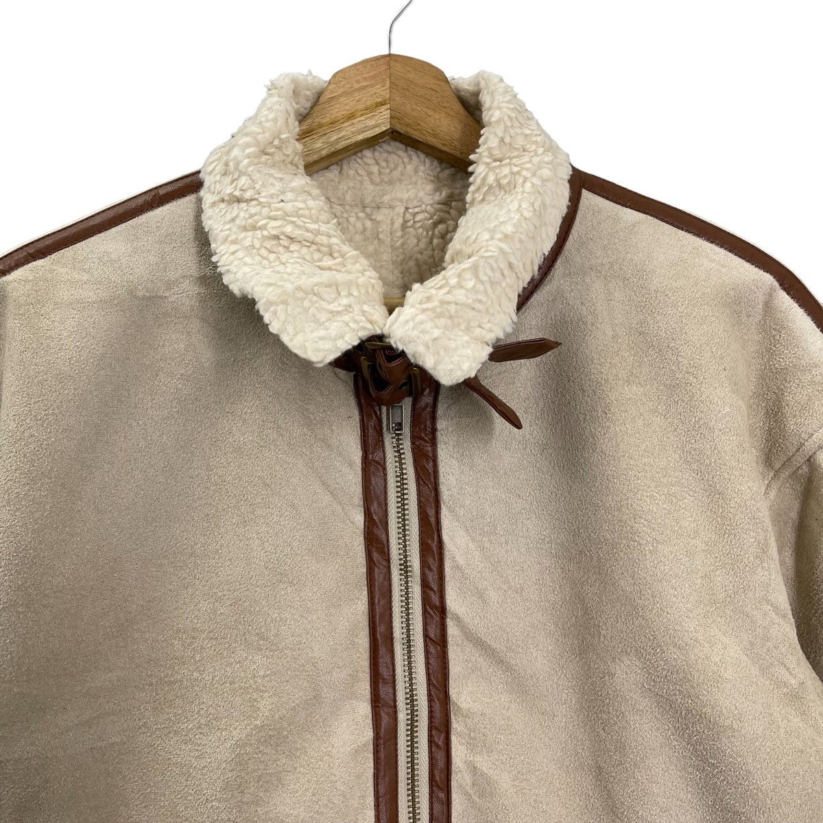 Japanese Brand × Vintage VINTAGE UNBRAND SHERPA JACKET JAPAN B-3 STYLE Size US M / EU 48-50 / 2 - 4 Thumbnail