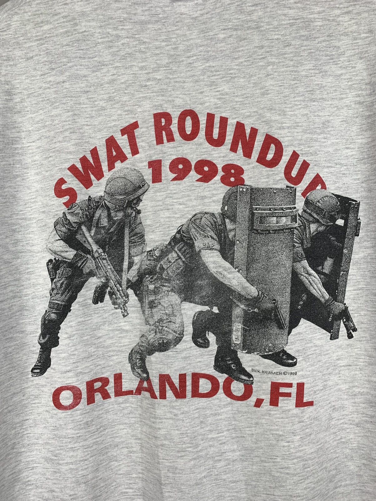 Vintage Vintage 1998 Swat Round Up Orlando Florida Tee Shirt Size US XL / EU 56 / 4 - 3 Thumbnail