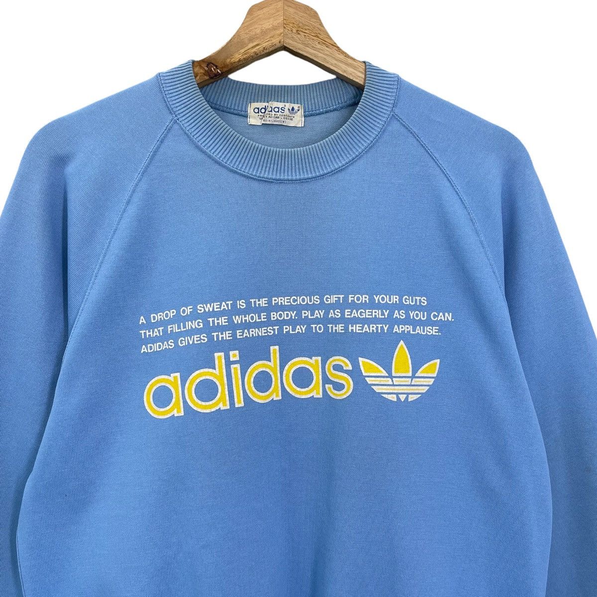 Adidas Vintage 00s Adidas Trifoil Crewneck Sweatshirt Size S Size US S / EU 44-46 / 1 - 4 Thumbnail