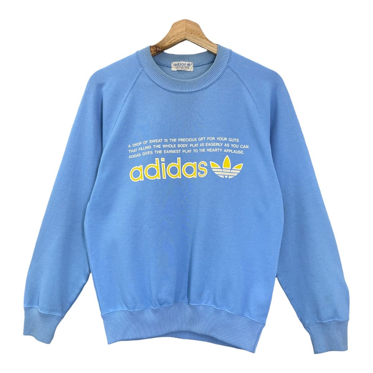 Adidas Vintage 00s Adidas Trifoil Crewneck Sweatshirt Size S Size US S / EU 44-46 / 1 - 3 Thumbnail
