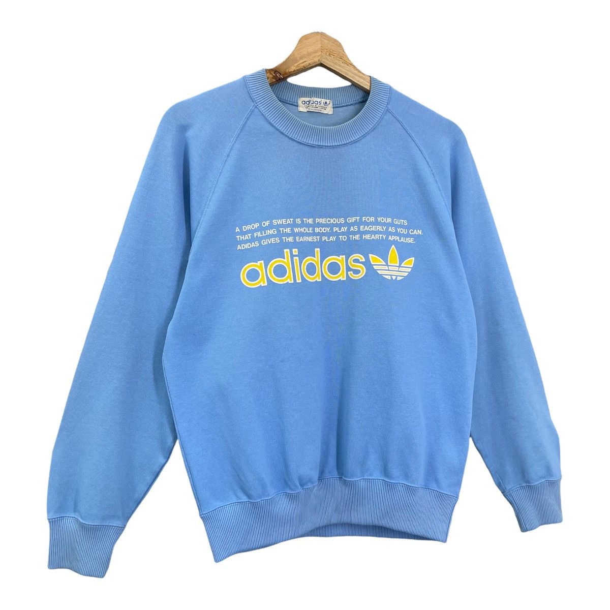 Adidas Vintage 00s Adidas Trifoil Crewneck Sweatshirt Size S Size US S / EU 44-46 / 1 - 2 Thumbnail