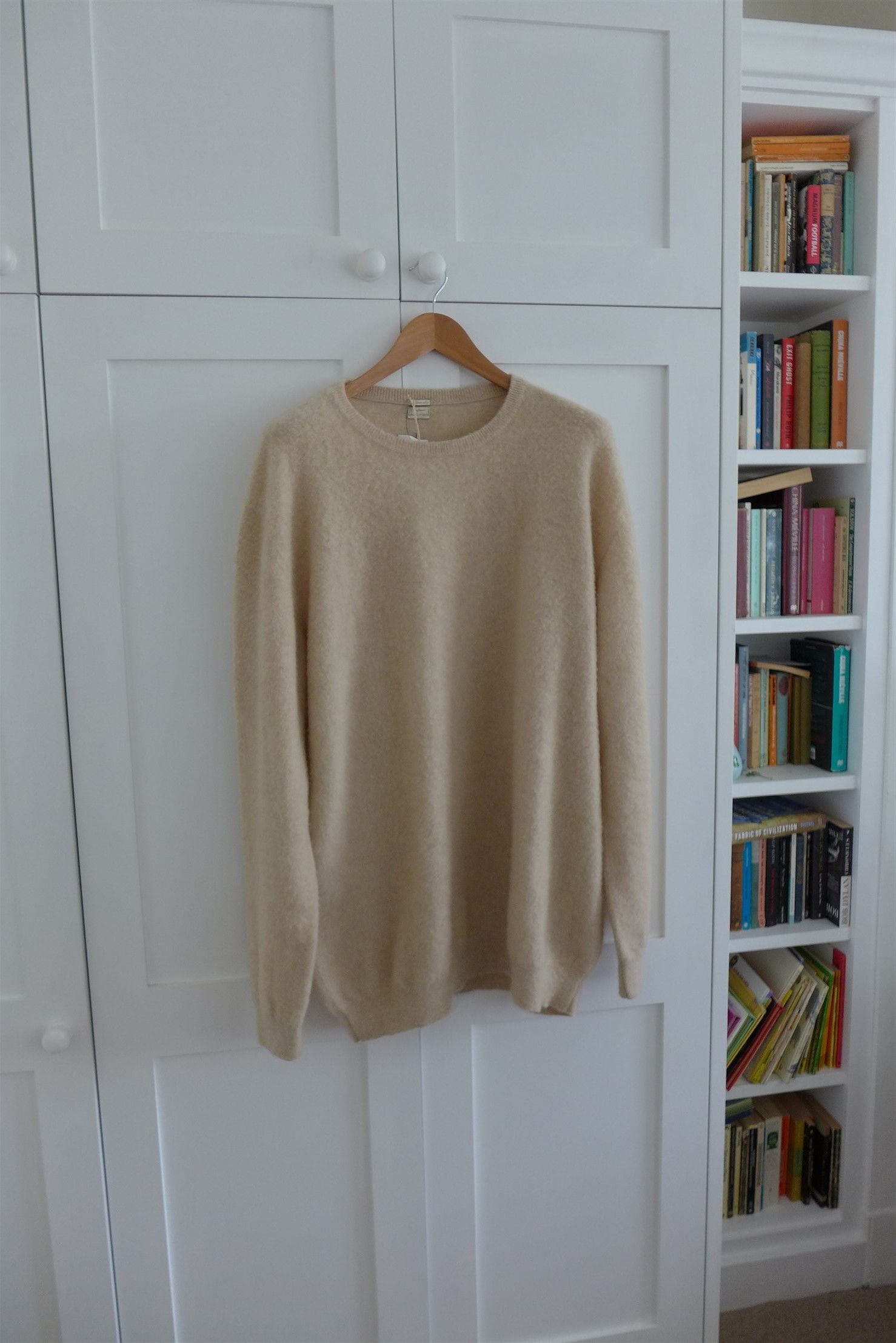 Massimo Alba Massimo Alba Kane Sweater - Off-White Brushed Cashmere Size US XXL / EU 58 / 5 - 3 Thumbnail
