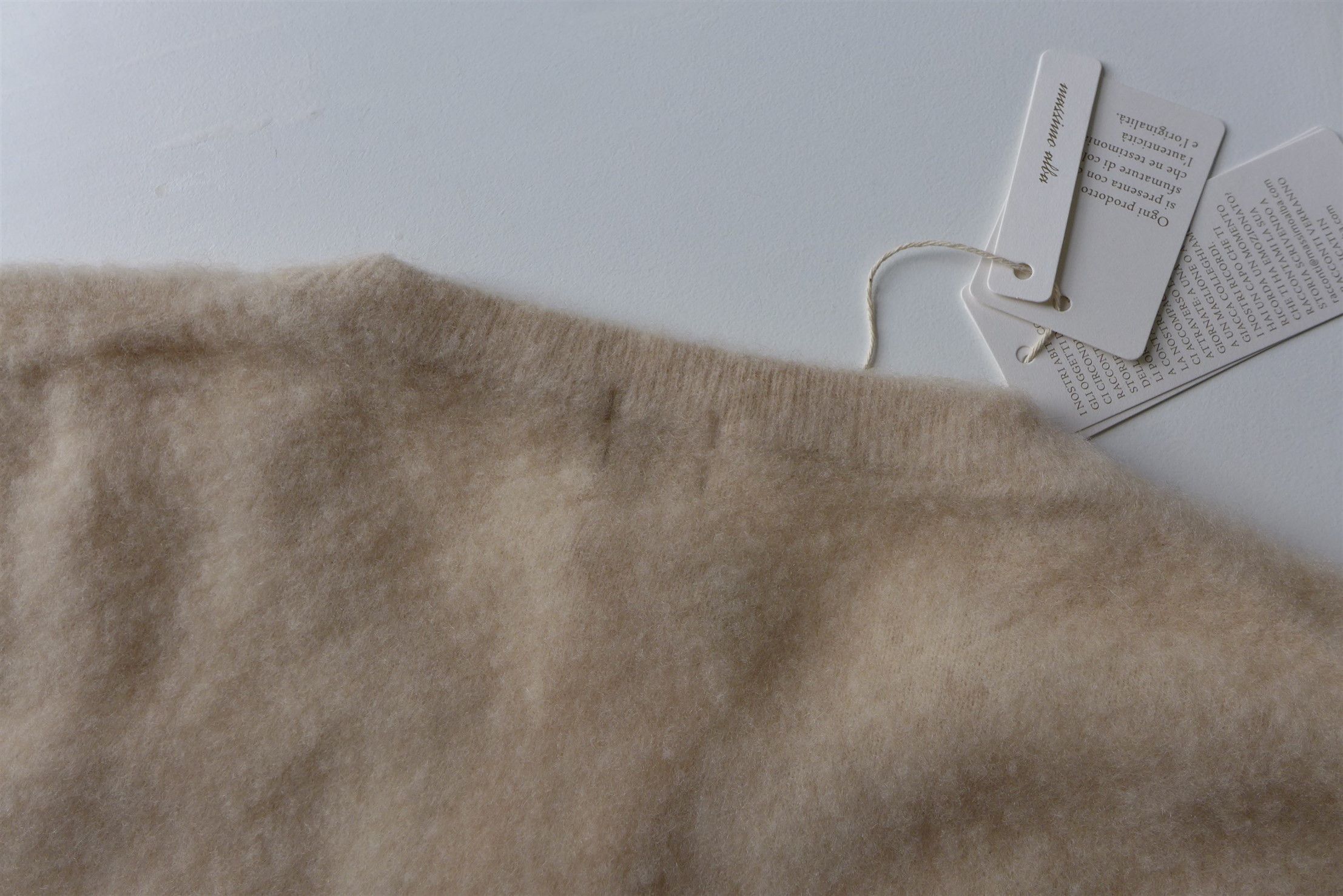 Massimo Alba Massimo Alba Kane Sweater - Off-White Brushed Cashmere Size US XXL / EU 58 / 5 - 8 Thumbnail