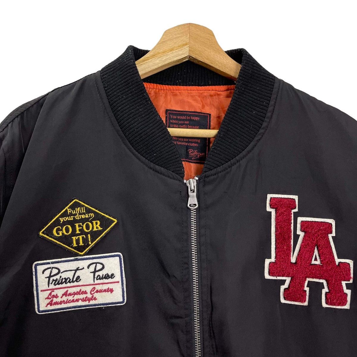 Vintage RARE💥Private Pause Varsity Jacket Size M Size US M / EU 48-50 / 2 - 4 Thumbnail
