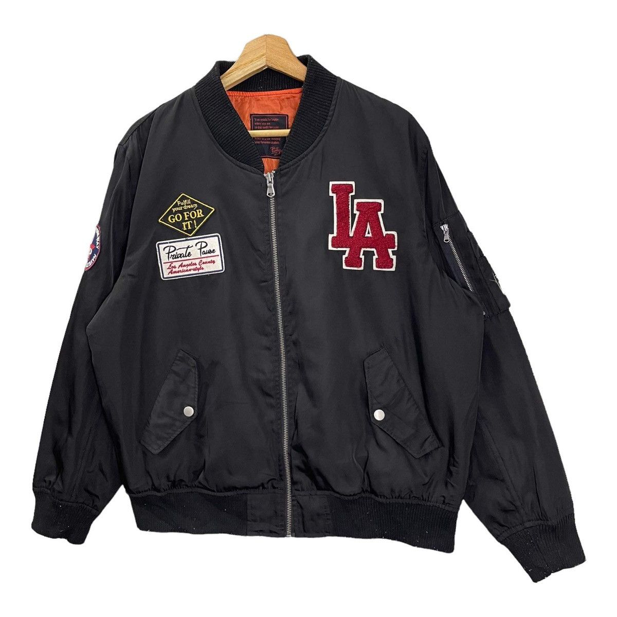 Vintage RARE💥Private Pause Varsity Jacket Size M Size US M / EU 48-50 / 2 - 3 Thumbnail