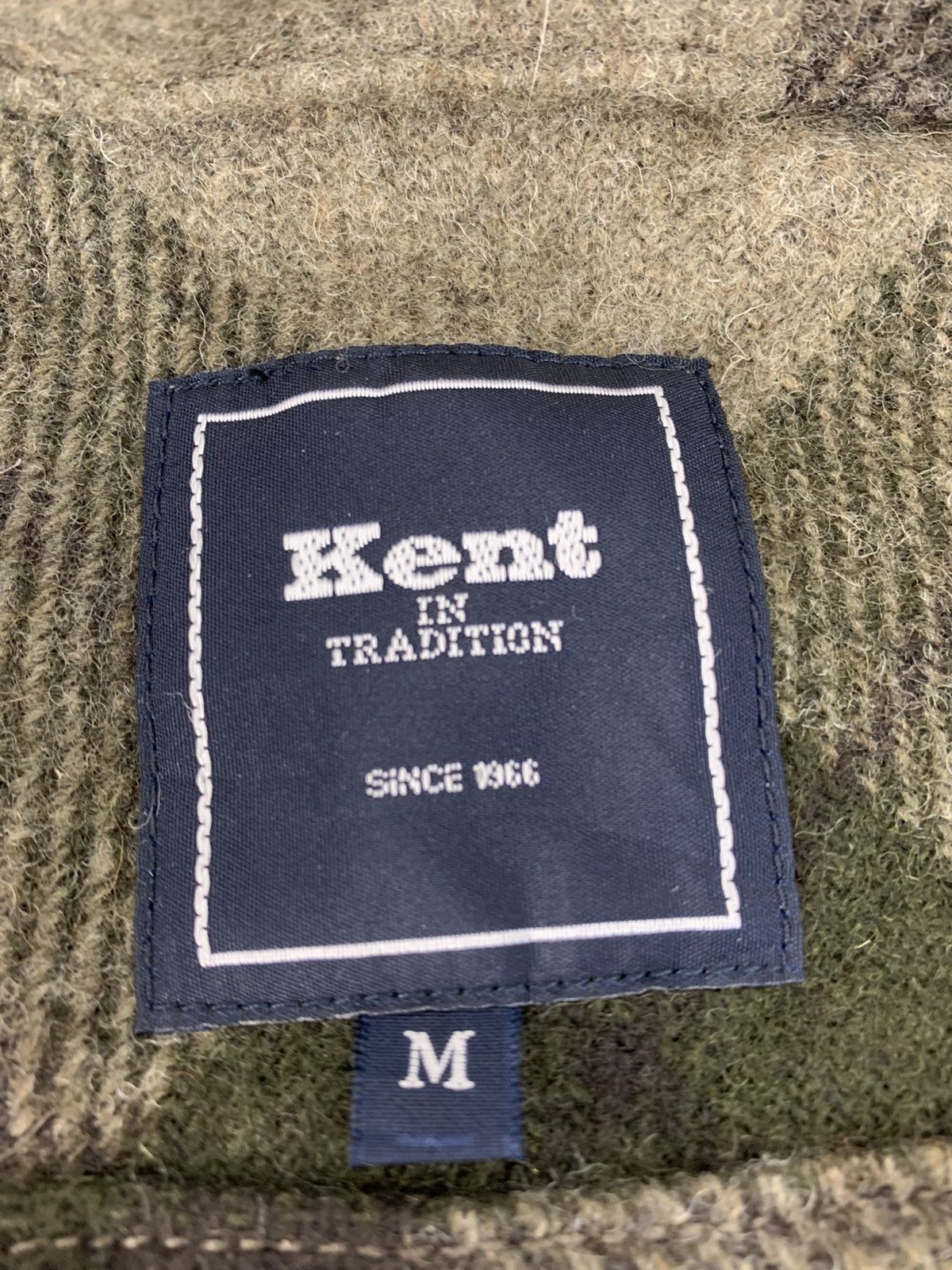 Flannel Kent In Tradition Thick Flannel Plaid Checked Wool Size US L / EU 52-54 / 3 - 7 Thumbnail