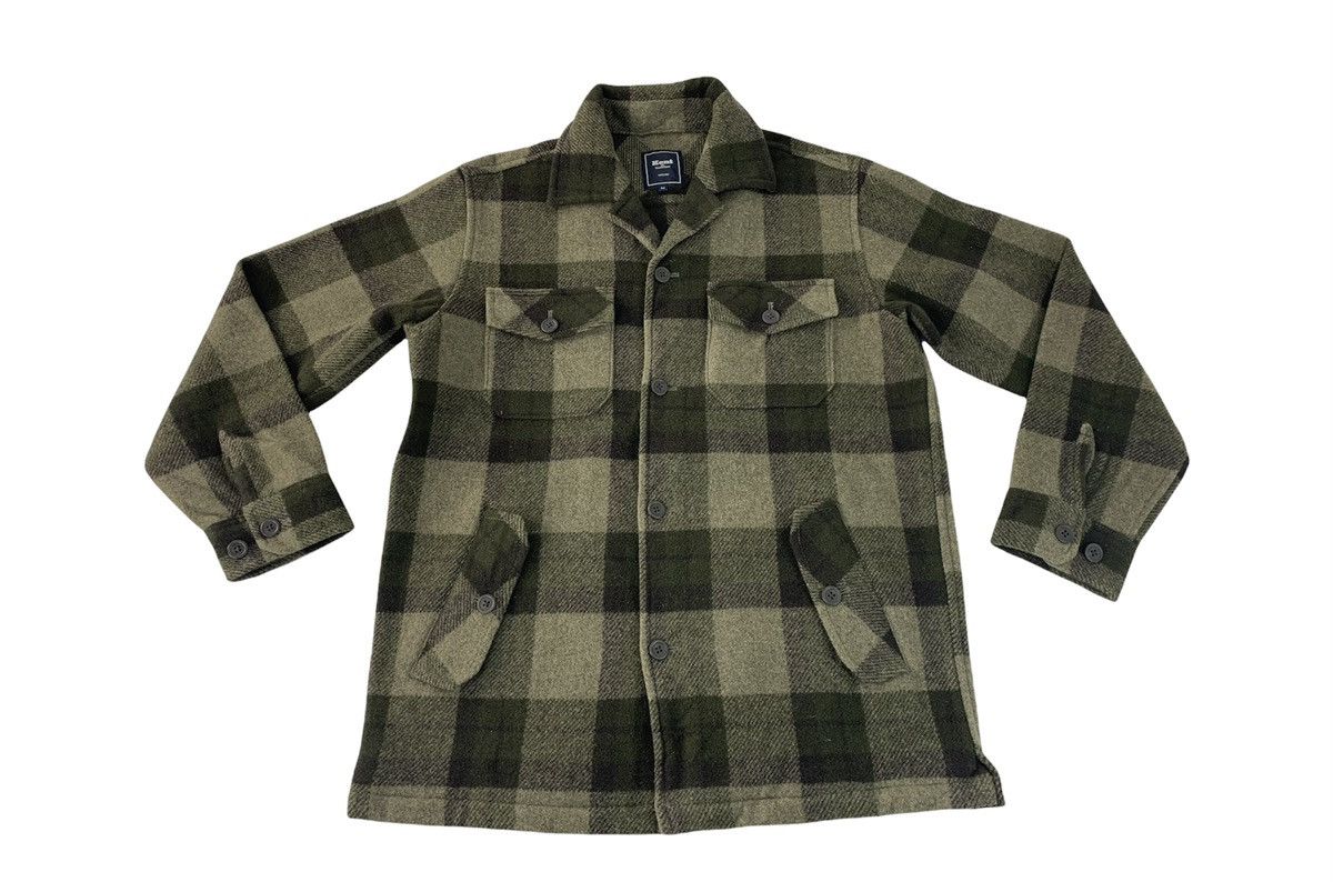 Flannel Kent In Tradition Thick Flannel Plaid Checked Wool Size US L / EU 52-54 / 3 - 1 Thumbnail