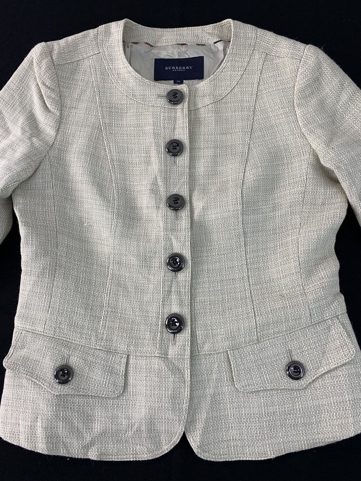 Burberry Rare Burberry London Blouson Coat Jacket Button Down Style Size S / US 4 / IT 40 - 3 Thumbnail