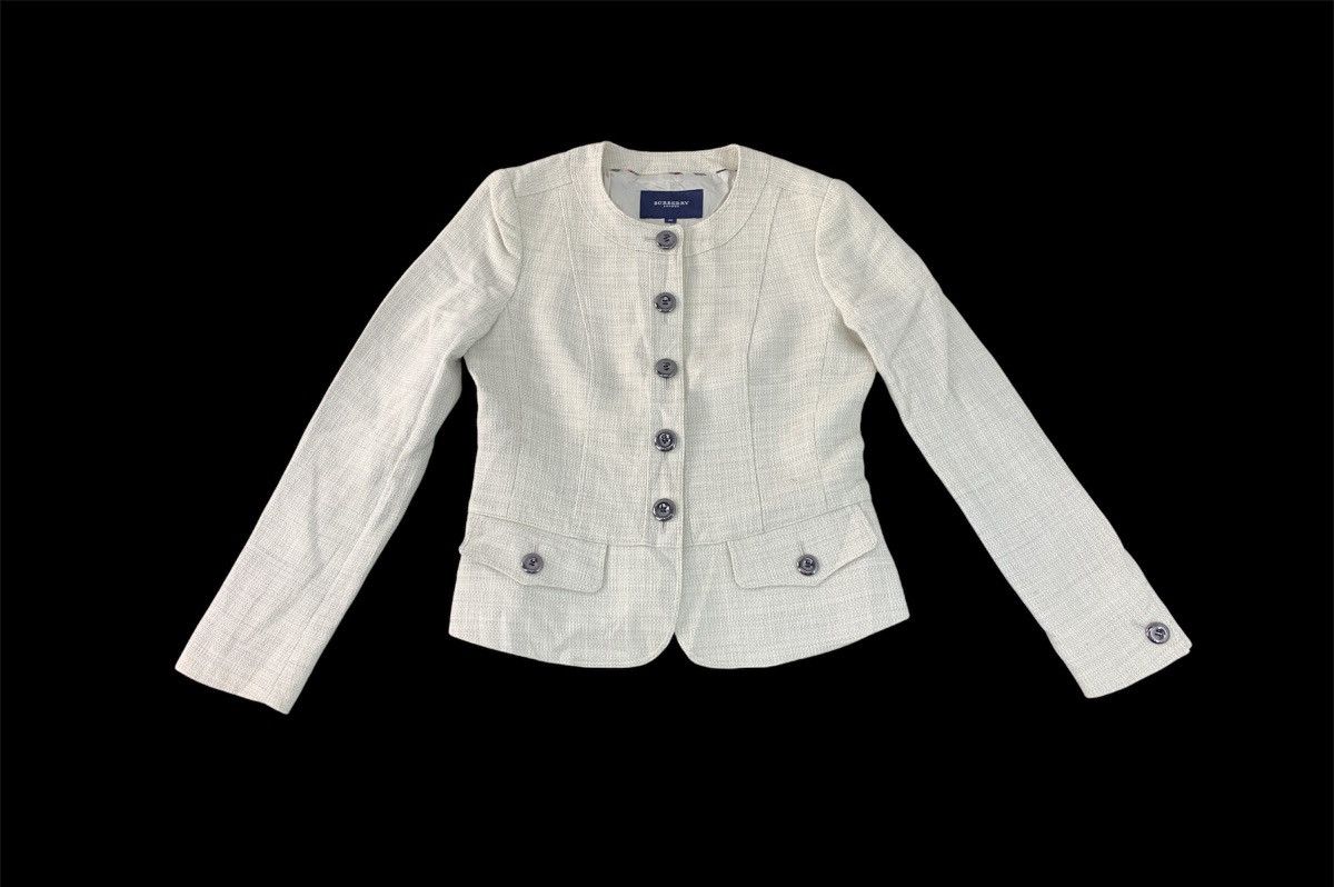 Burberry Rare Burberry London Blouson Coat Jacket Button Down Style Size S / US 4 / IT 40 - 1 Thumbnail